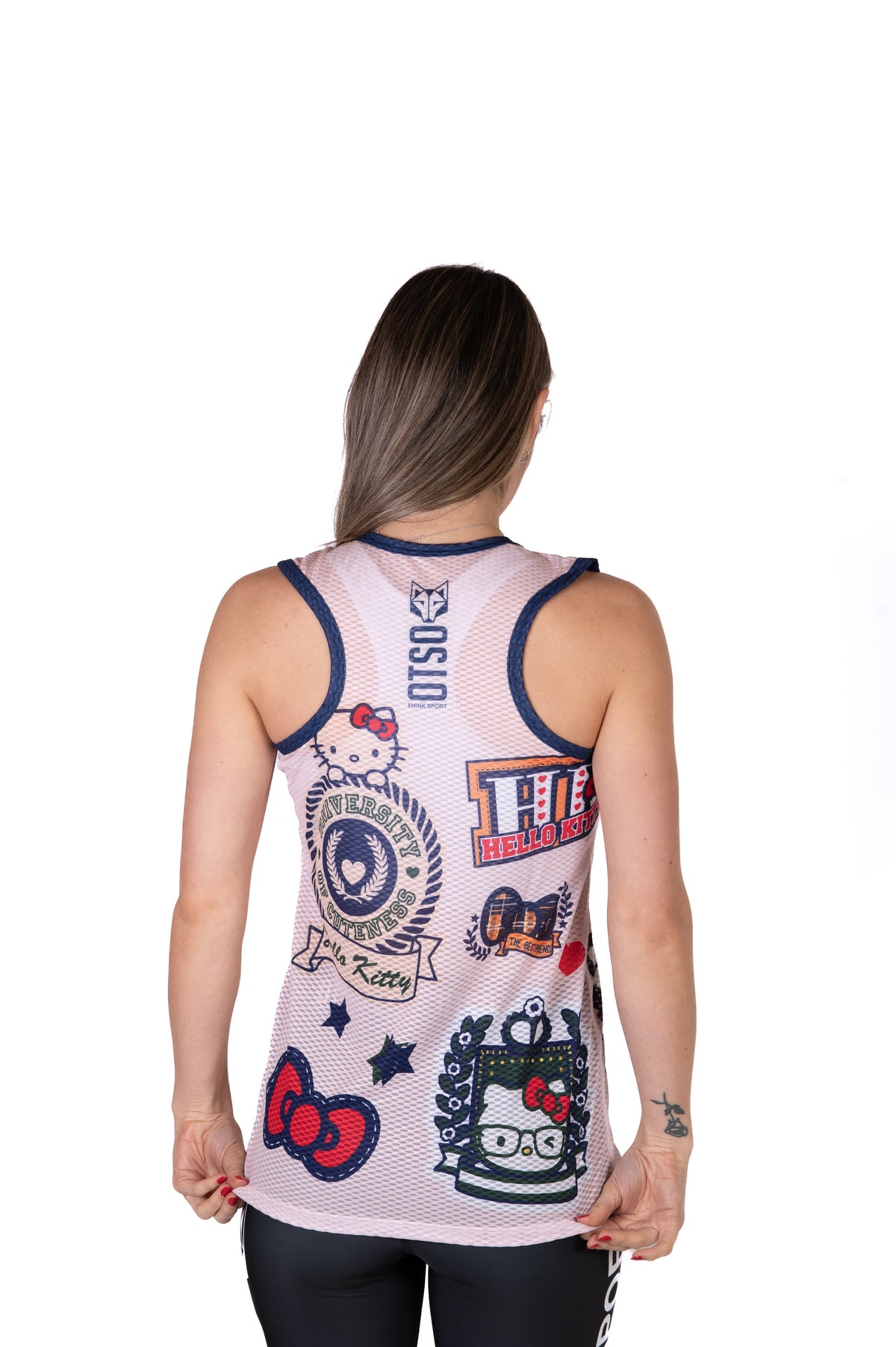 OTSO Damen/Mädchen Singlet - Hello Kitty Cheerleading – Produktansicht 7