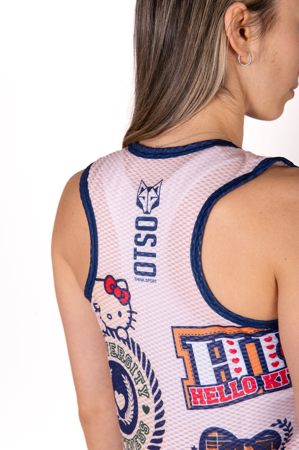 OTSO Damen/Mädchen Singlet - Hello Kitty Cheerleading – Produktansicht 10