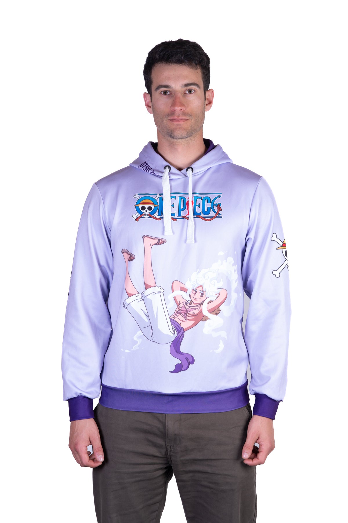 OTSO Hoodie - One piece egghead luffy gear5 purple – Produktansicht 13