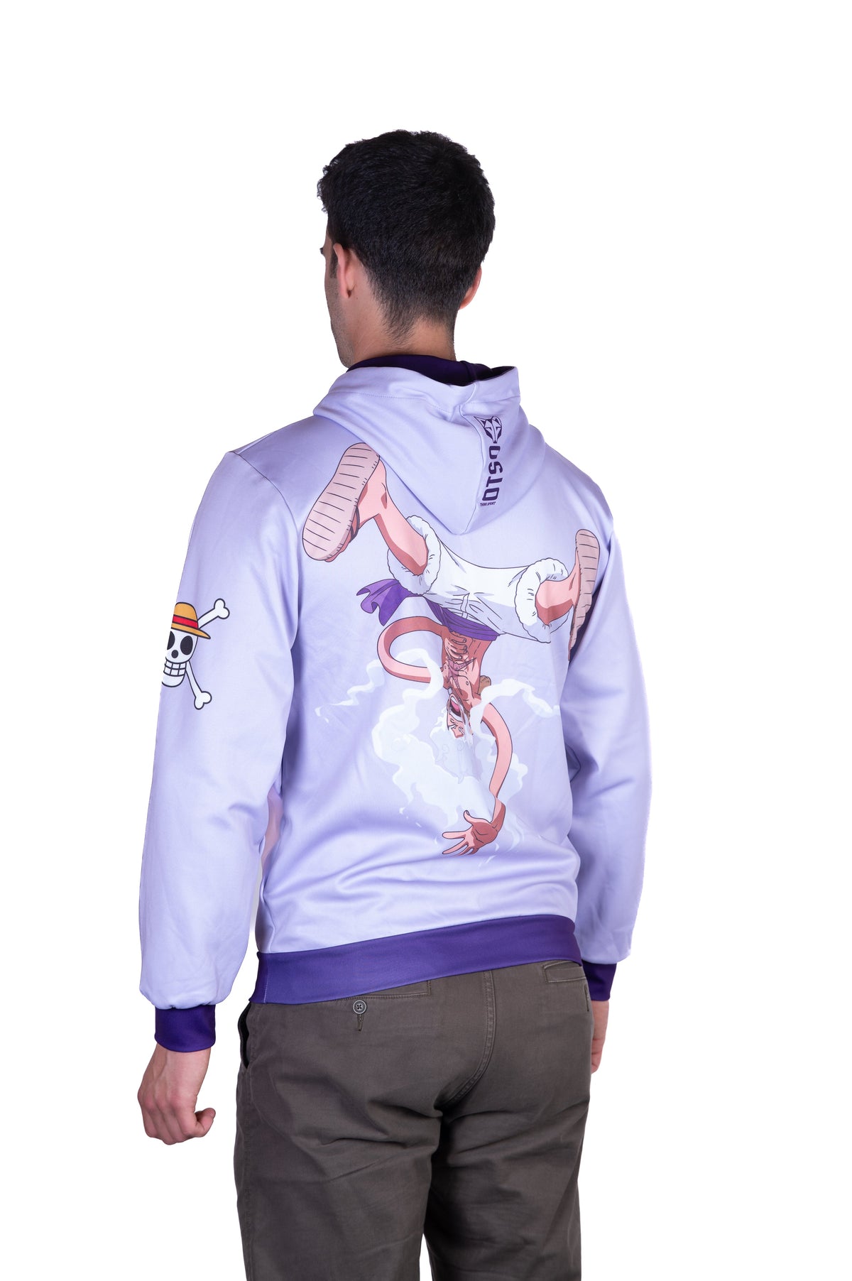 OTSO Hoodie - One piece egghead luffy gear5 purple – Produktansicht 17