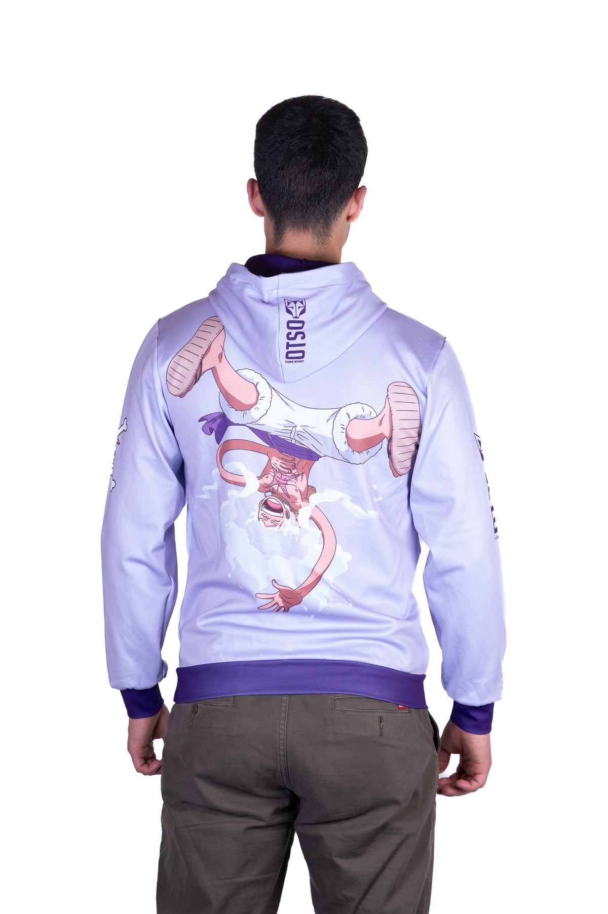 OTSO Hoodie - One piece egghead luffy gear5 purple – Produktansicht 18