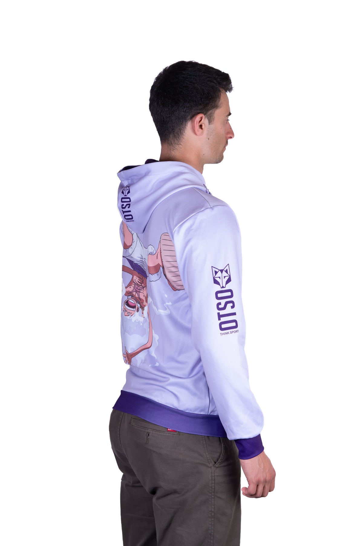 OTSO Hoodie - One piece egghead luffy gear5 purple – Produktansicht 15