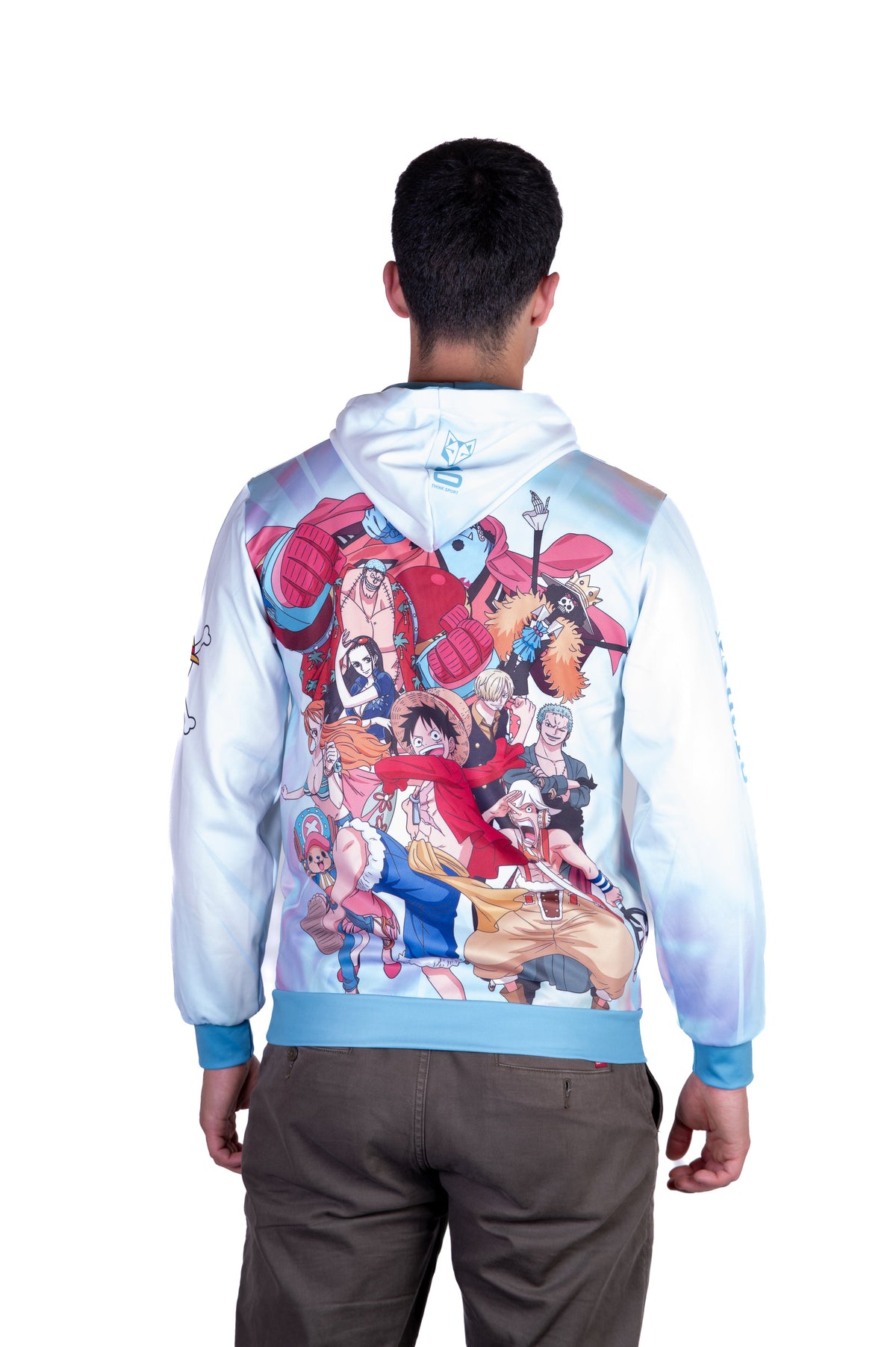 OTSO Hoodie - One piece fishman luffy and the crew green – Produktansicht 9