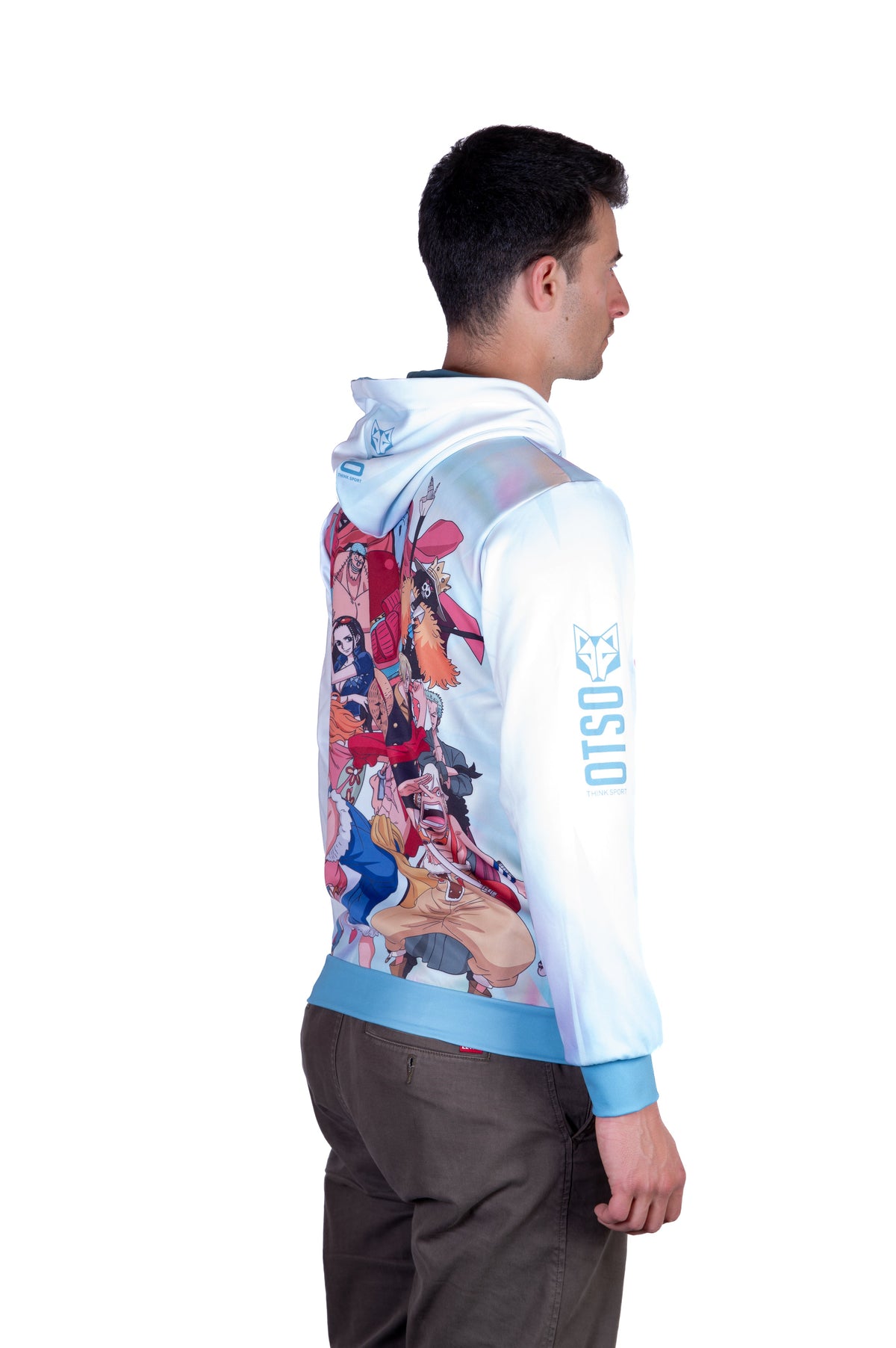 OTSO Hoodie - One piece fishman luffy and the crew green – Produktansicht 6
