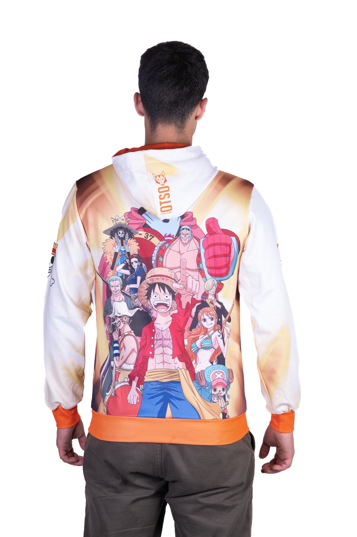 OTSO Hoodie - One piece fishman straw hat crew yellow – Produktansicht 9