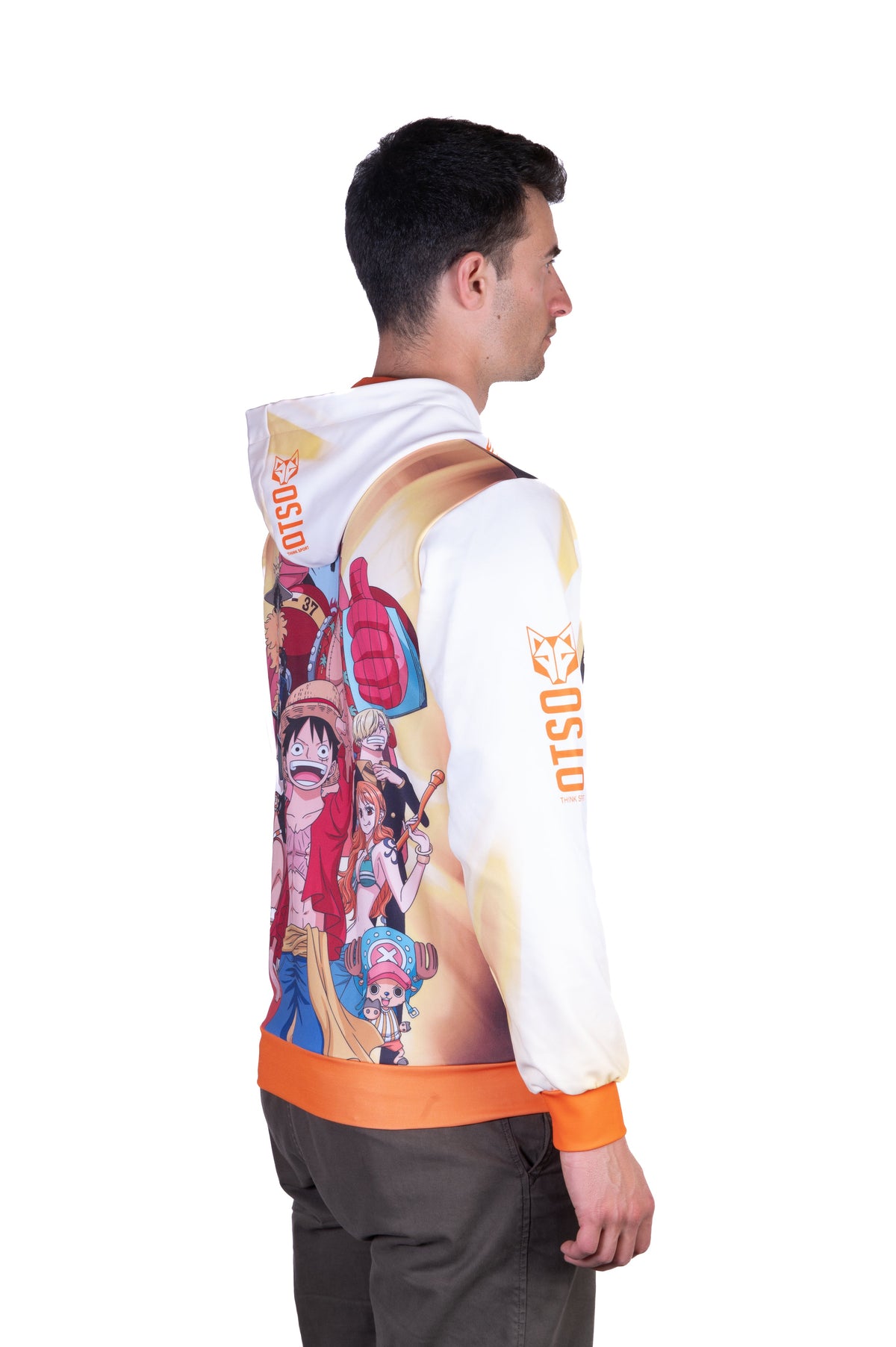 OTSO Hoodie - One piece fishman straw hat crew yellow – Produktansicht 6