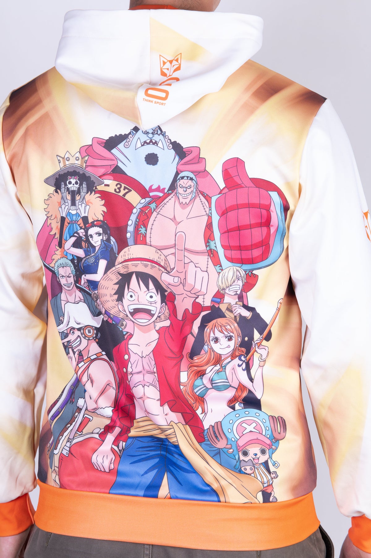 OTSO Hoodie - One piece fishman straw hat crew yellow – Produktansicht 11