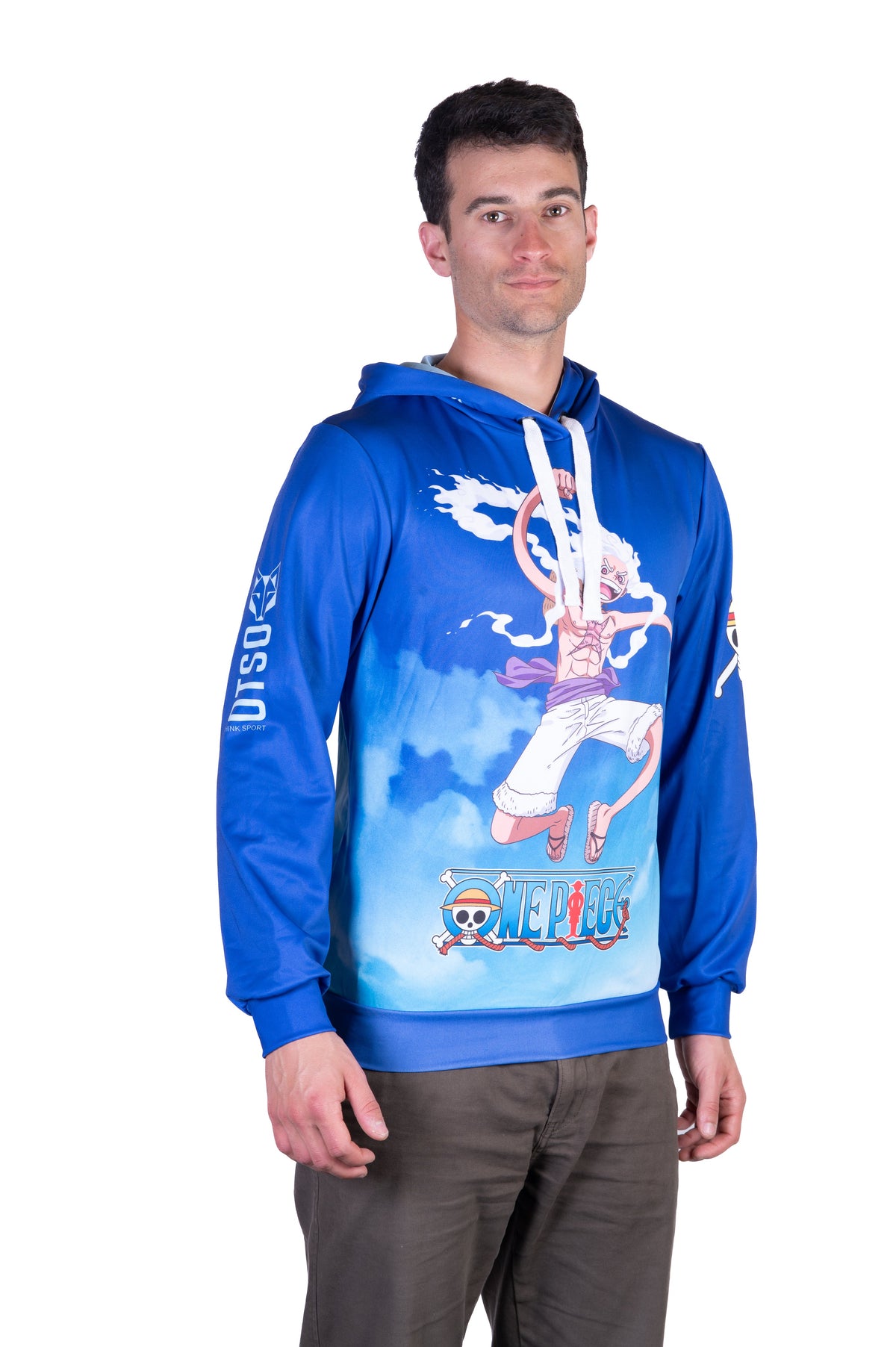 OTSO Hoodie - One piece egghead luffy and the crew blue – Produktansicht 5