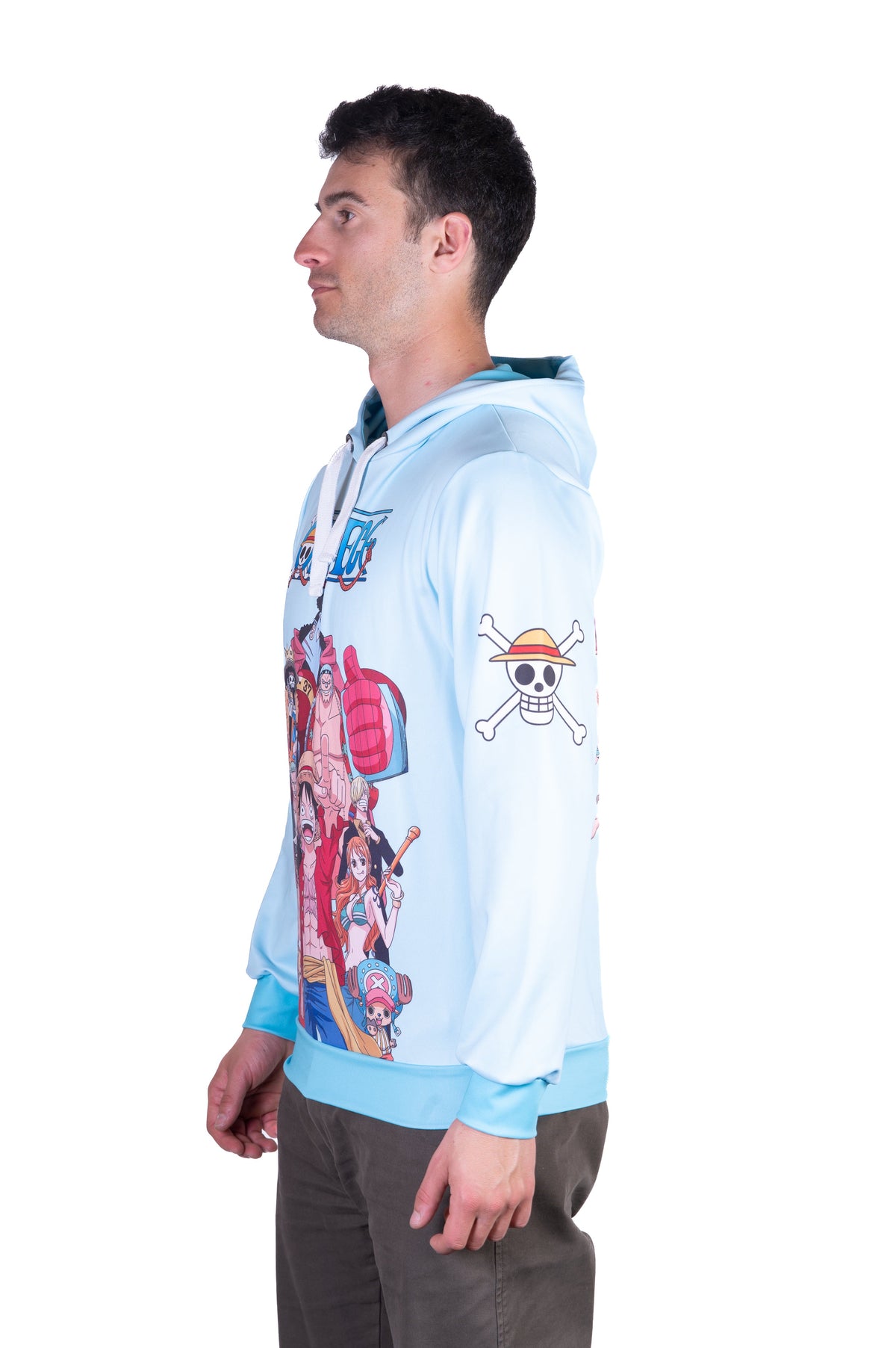 OTSO Hoodie - One piece fishman straw hat crew turquoise – Produktansicht 15