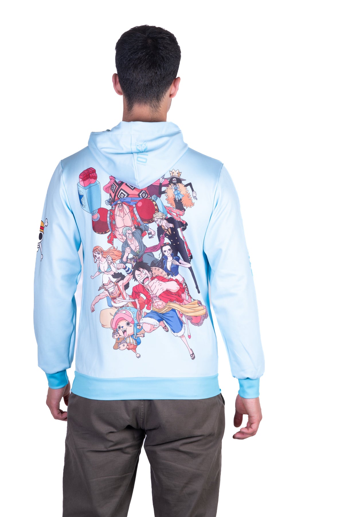 OTSO Hoodie - One piece fishman straw hat crew turquoise – Produktansicht 18
