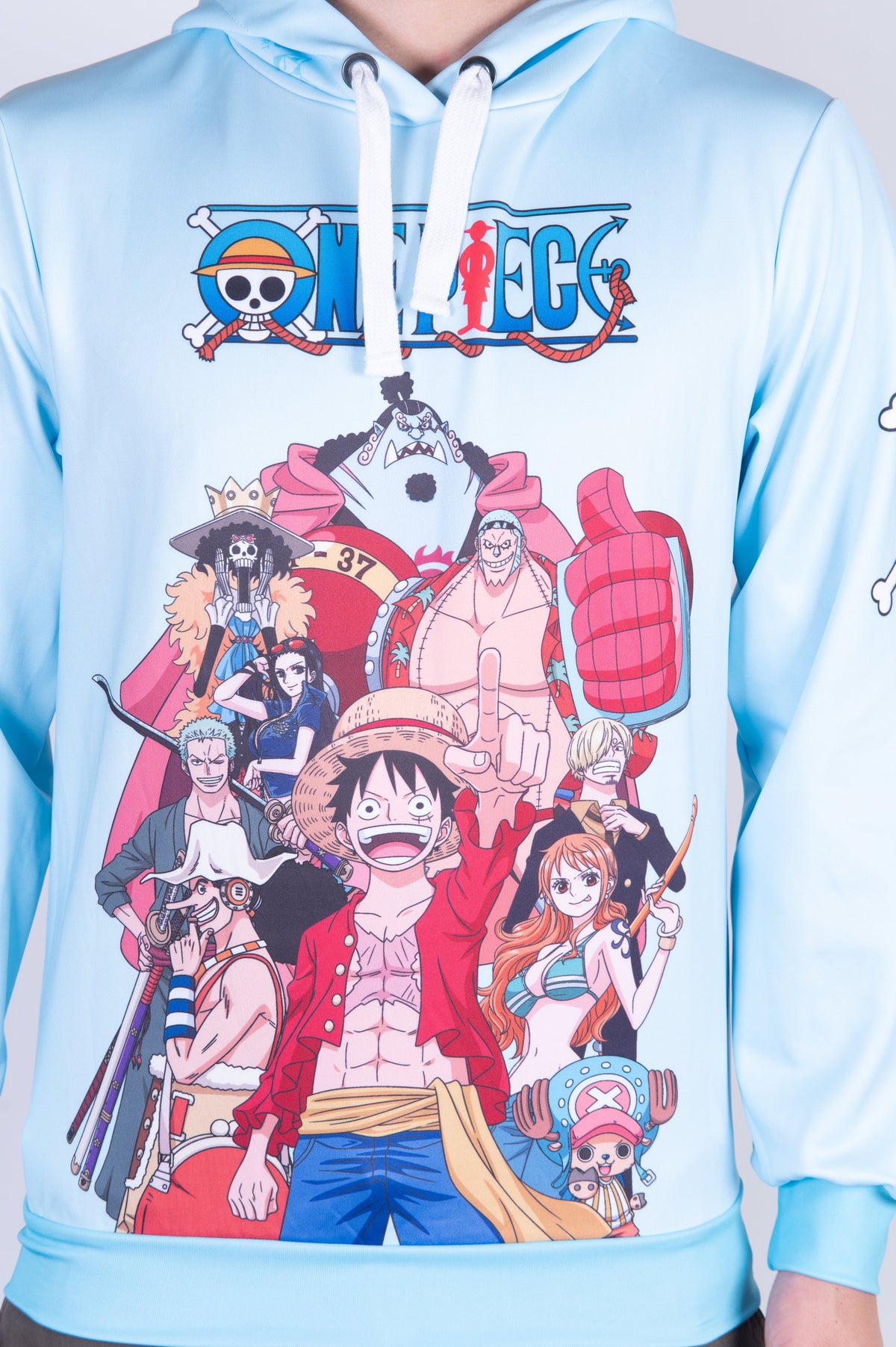 OTSO Hoodie - One piece fishman straw hat crew turquoise – Produktansicht 19