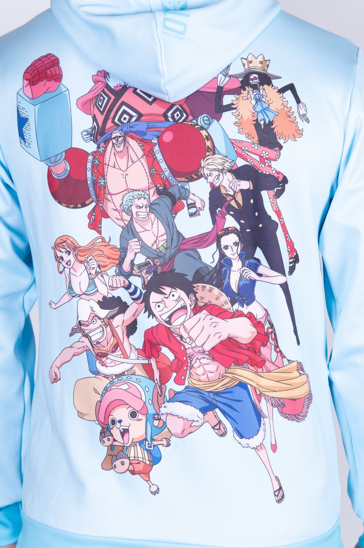 OTSO Hoodie - One piece fishman straw hat crew turquoise – Produktansicht 20