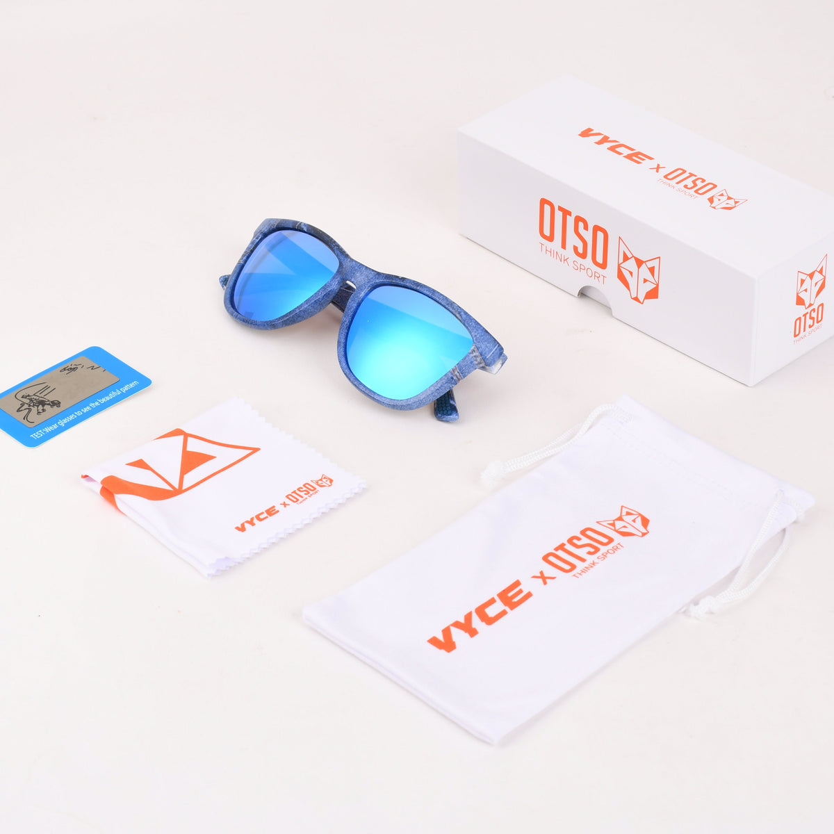 OTSO OTSO Sonnenbrille - Blue Jeans – Produktansicht 3