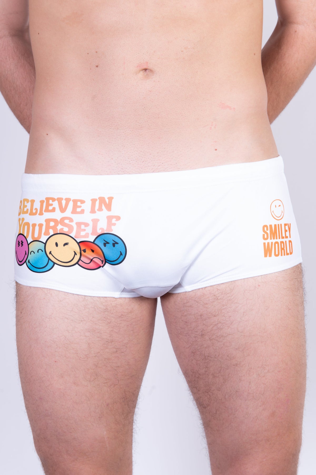 OTSO Herren Badehose Trunk - S.W.Smiley World Believe – Produktansicht 10