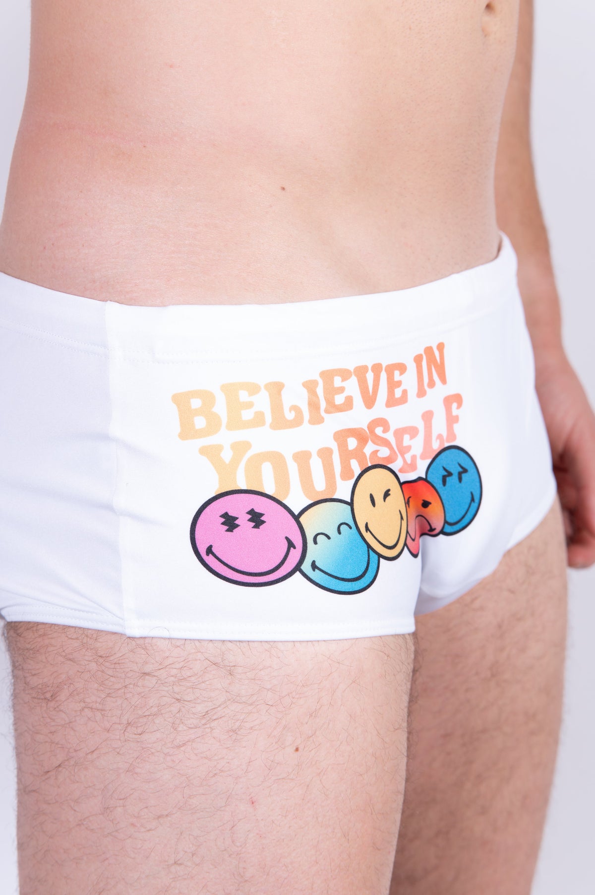 OTSO Herren Badehose Trunk - S.W.Smiley World Believe – Produktansicht 12