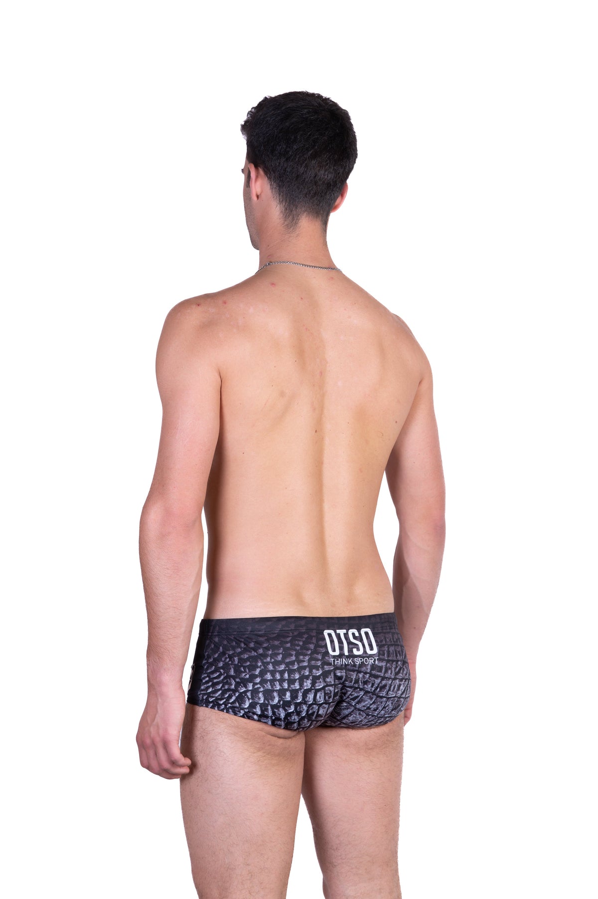 OTSO Herren Badehose Trunk - Black Snake – Produktansicht 8