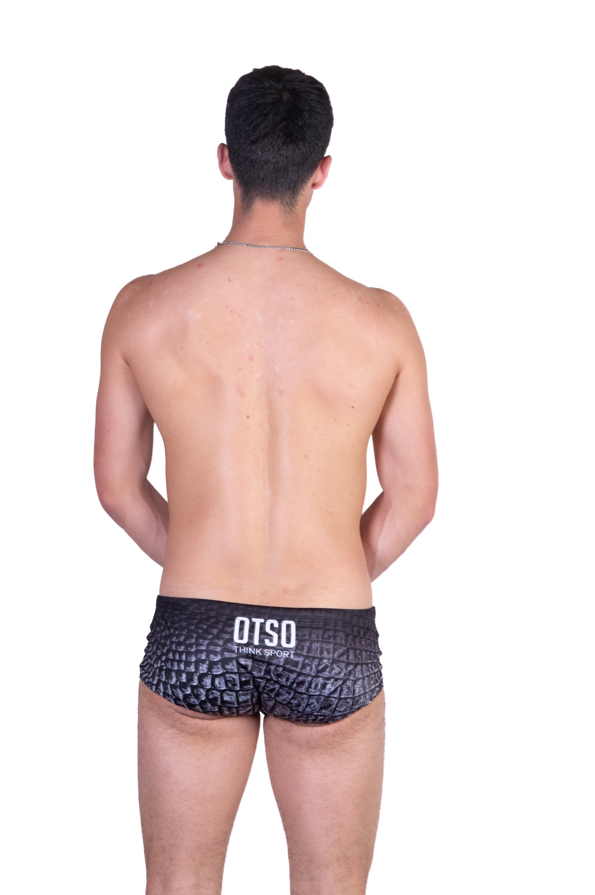 OTSO Herren Badehose Trunk - Black Snake – Produktansicht 9