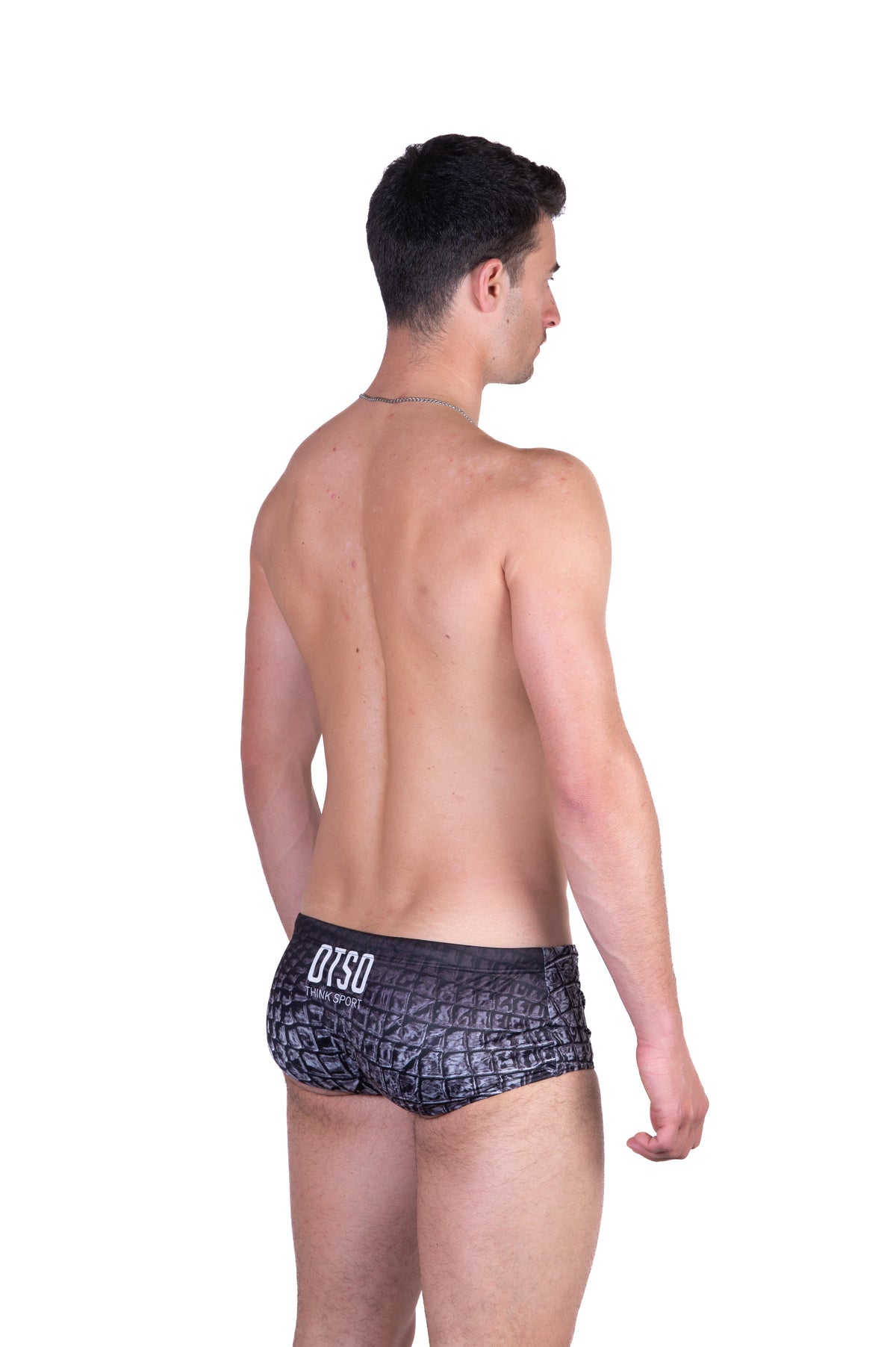OTSO Herren Badehose Trunk - Black Snake – Produktansicht 7