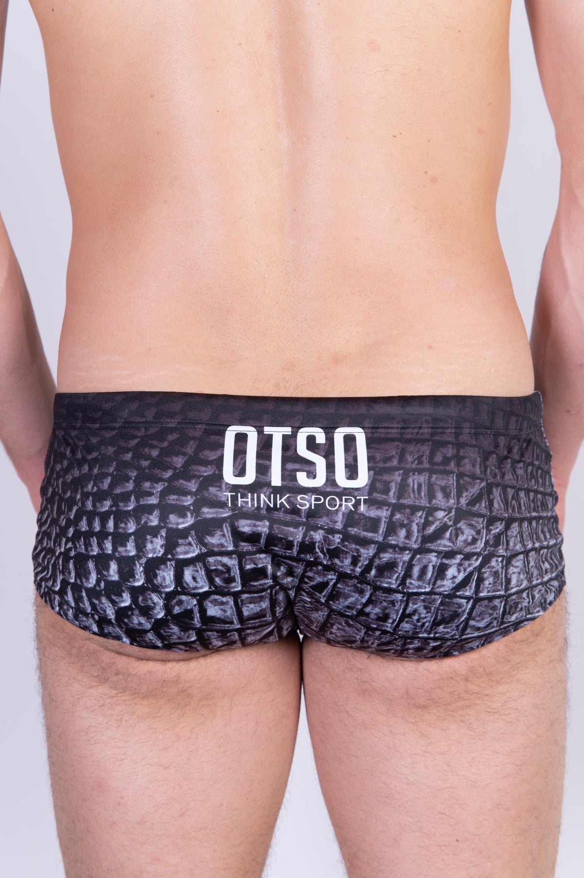 OTSO Herren Badehose Trunk - Black Snake – Produktansicht 12