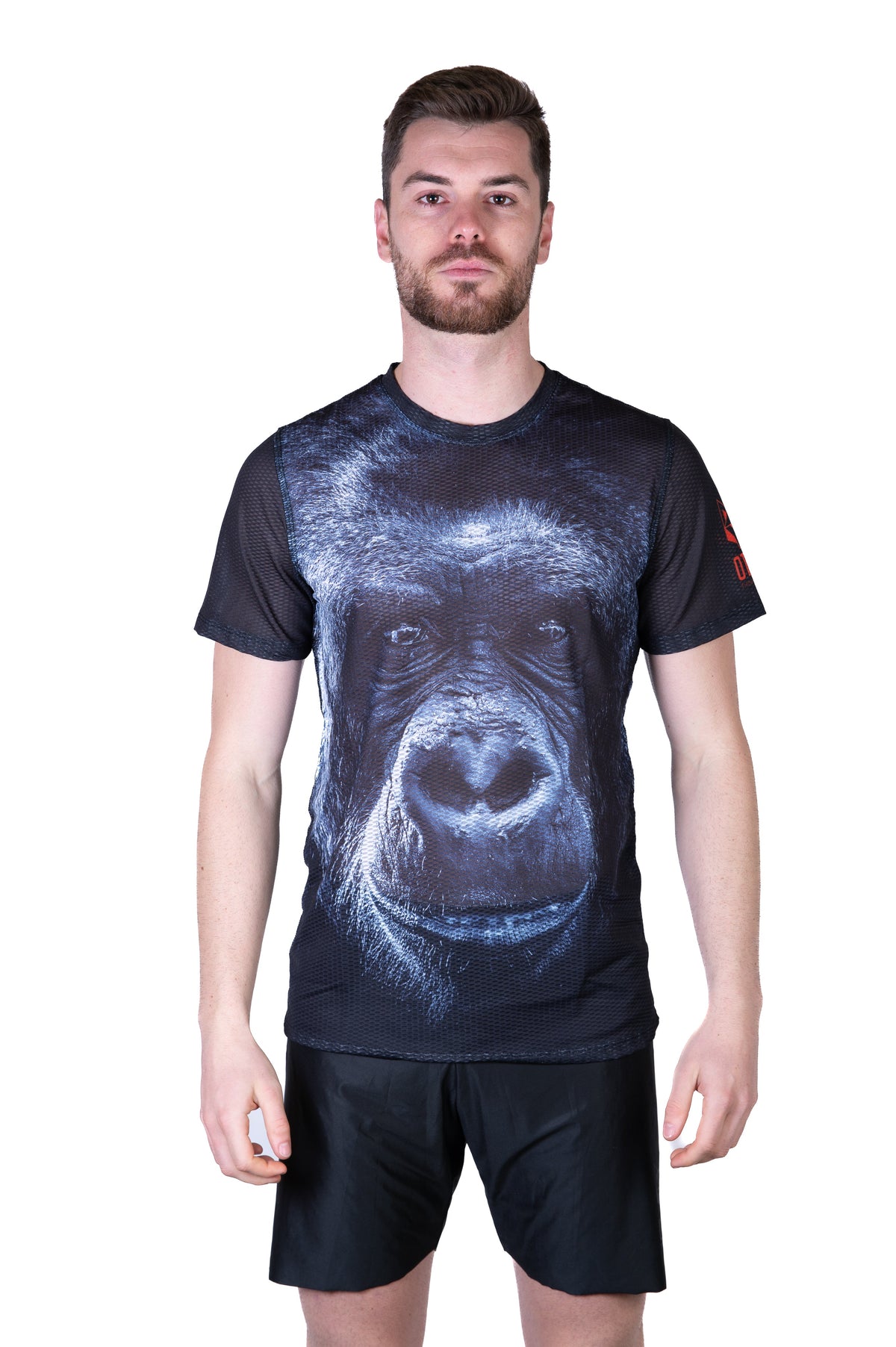 OTSO Herren Kurzarm-Funktionsshirt - Gorilla – Produktansicht 3