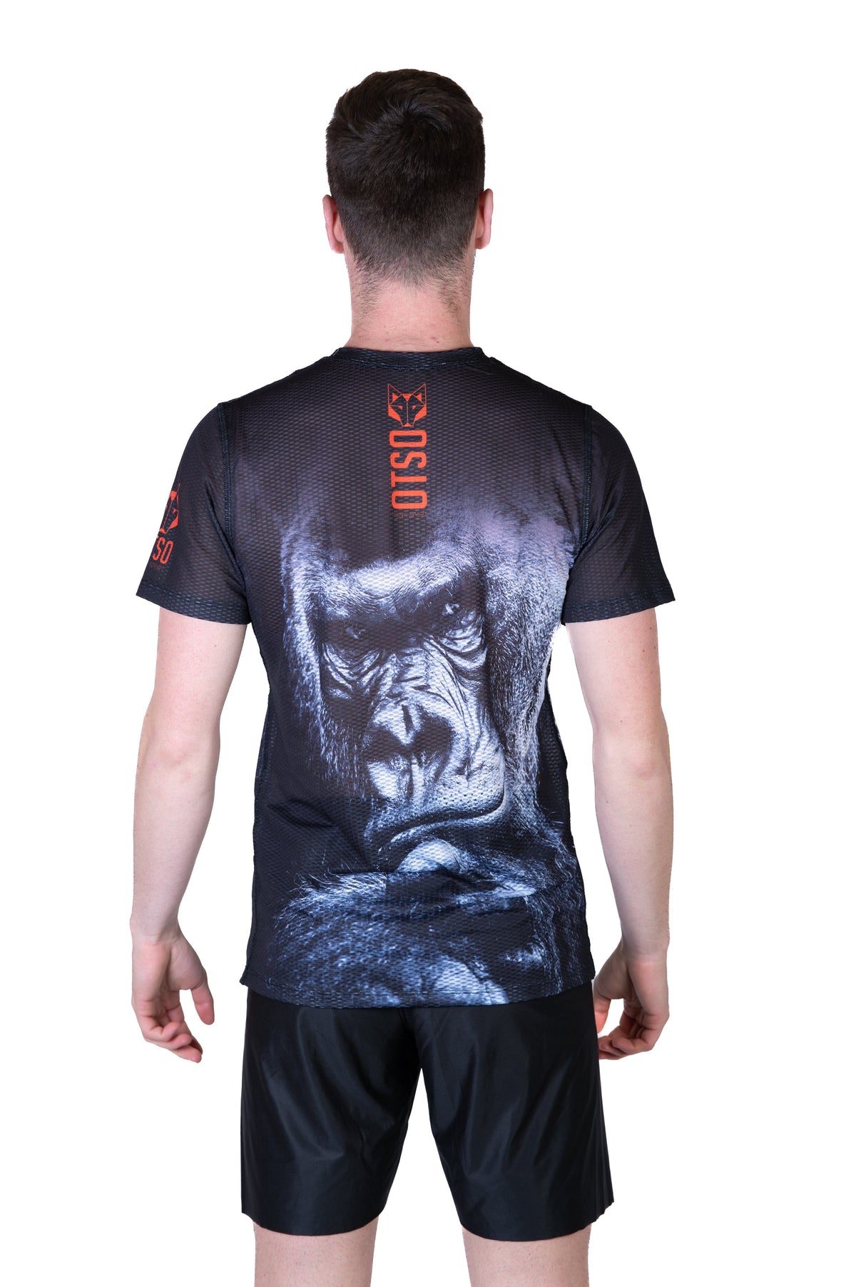 OTSO Herren Kurzarm-Funktionsshirt - Gorilla – Produktansicht 7