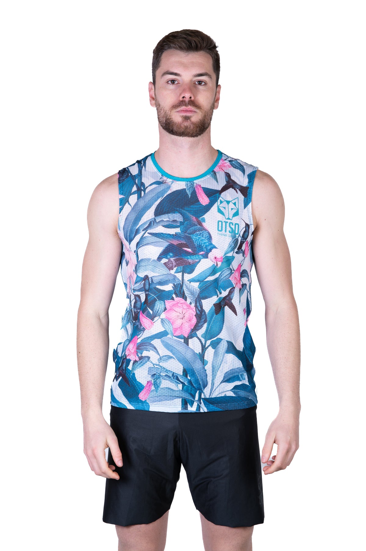 OTSO Herren Lauf-Tanktop - Garden – Produktansicht 3