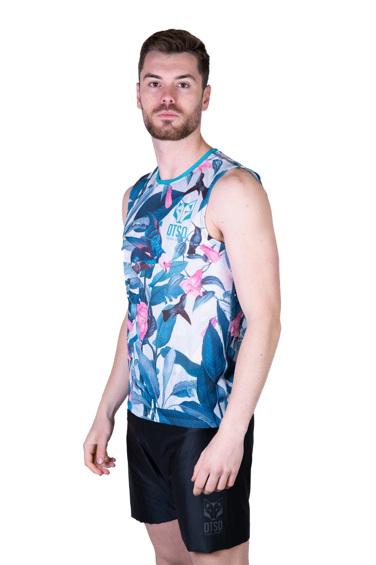 OTSO Herren Lauf-Tanktop - Garden – Produktansicht 4