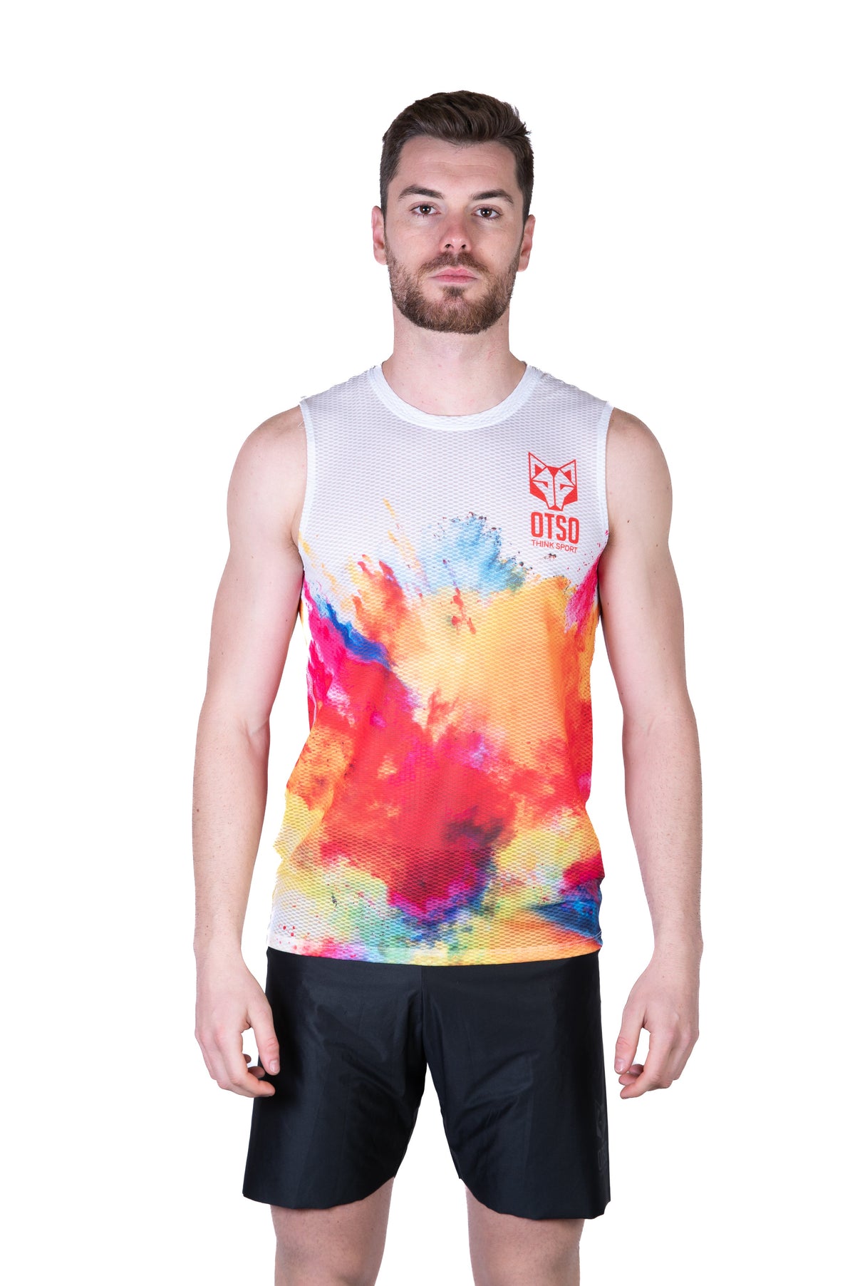 OTSO Herren Lauf-Tanktop - Colors – Produktansicht 3