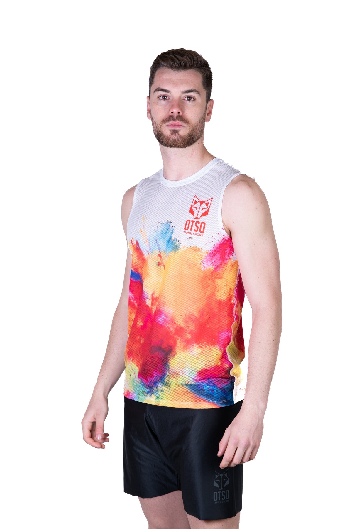 OTSO Herren Lauf-Tanktop - Colors – Produktansicht 4