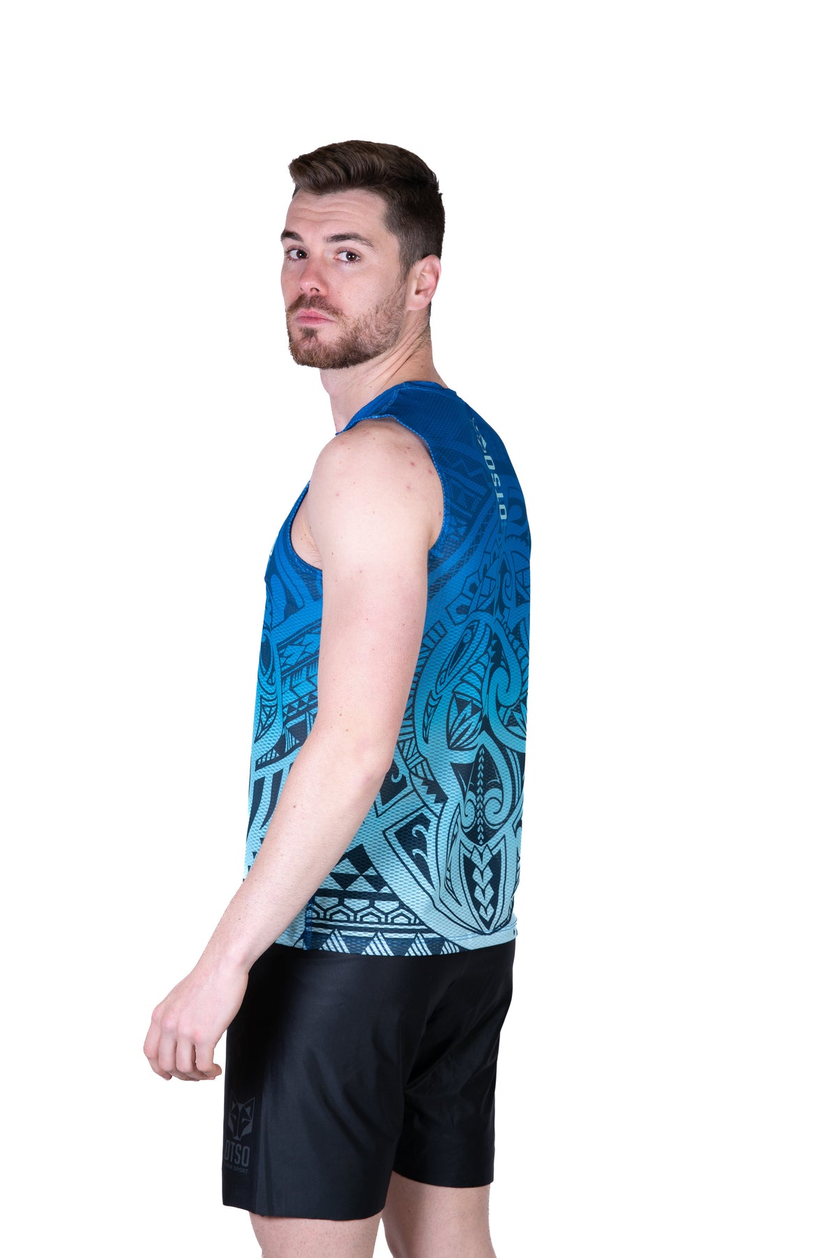 OTSO Herren Lauf-Tanktop - Maori Tangaroa – Produktansicht 6
