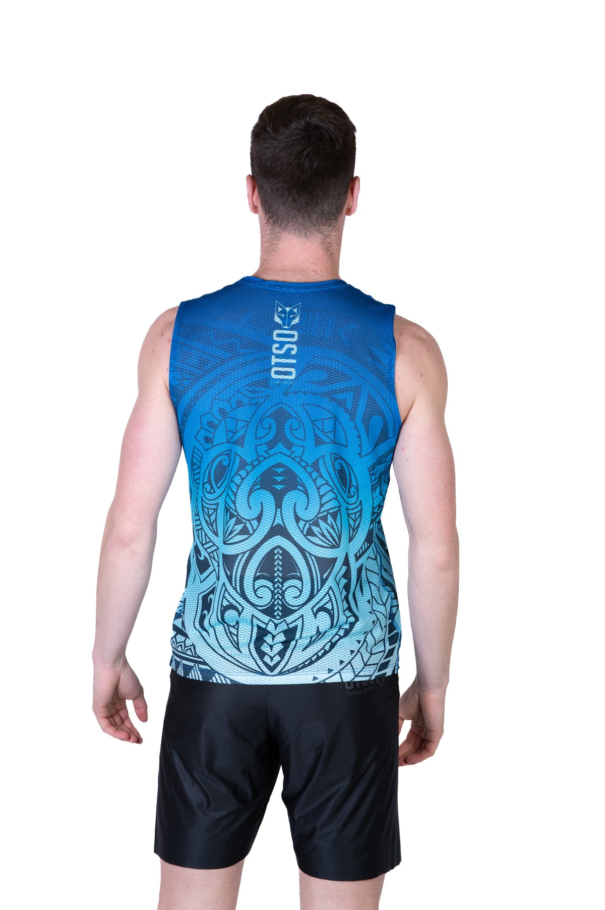 OTSO Herren Lauf-Tanktop - Maori Tangaroa – Produktansicht 7