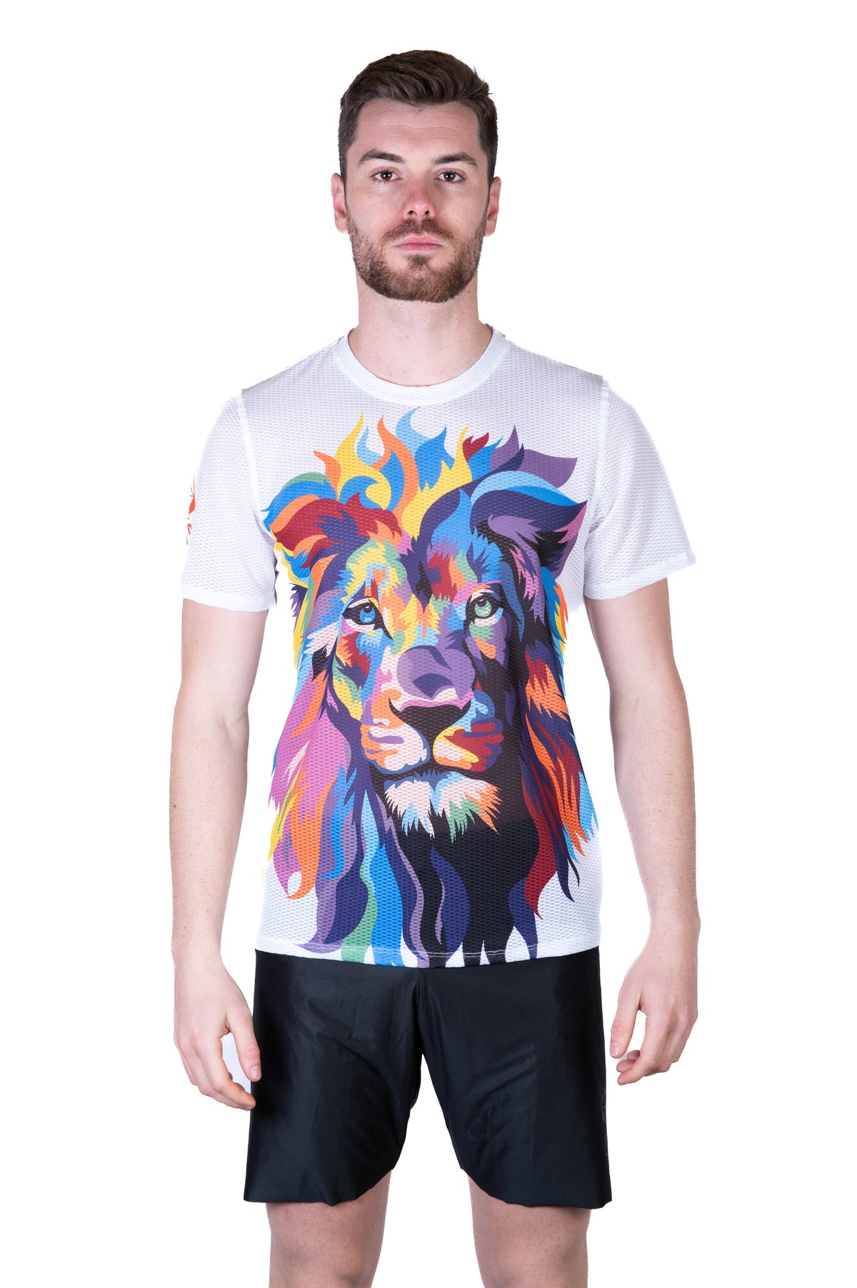 OTSO Herren Kurzarm-Funktionsshirt - Be A Lion – Produktansicht 3