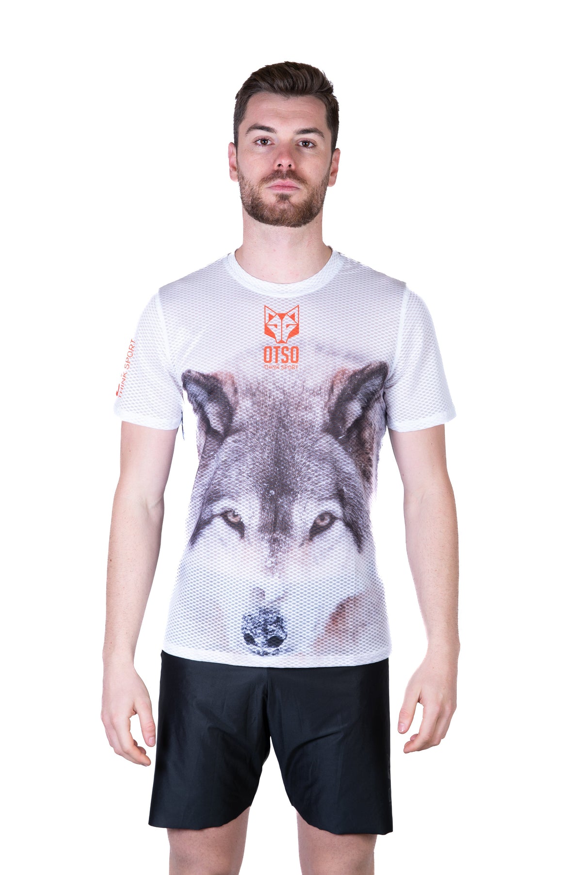 OTSO Herren Kurzarm-Funktionsshirt - Wolf – Produktansicht 3