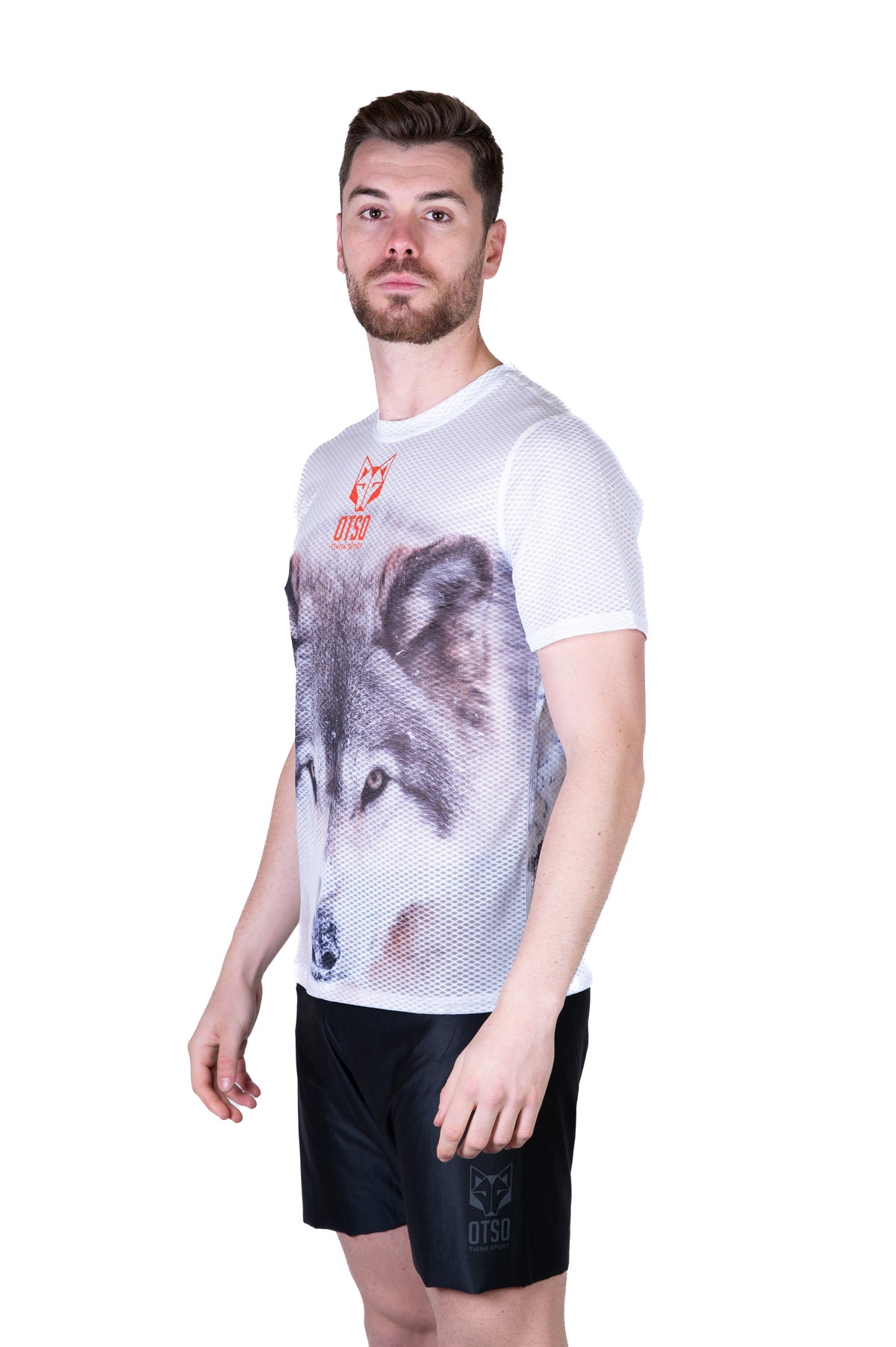 OTSO Herren Kurzarm-Funktionsshirt - Wolf – Produktansicht 4