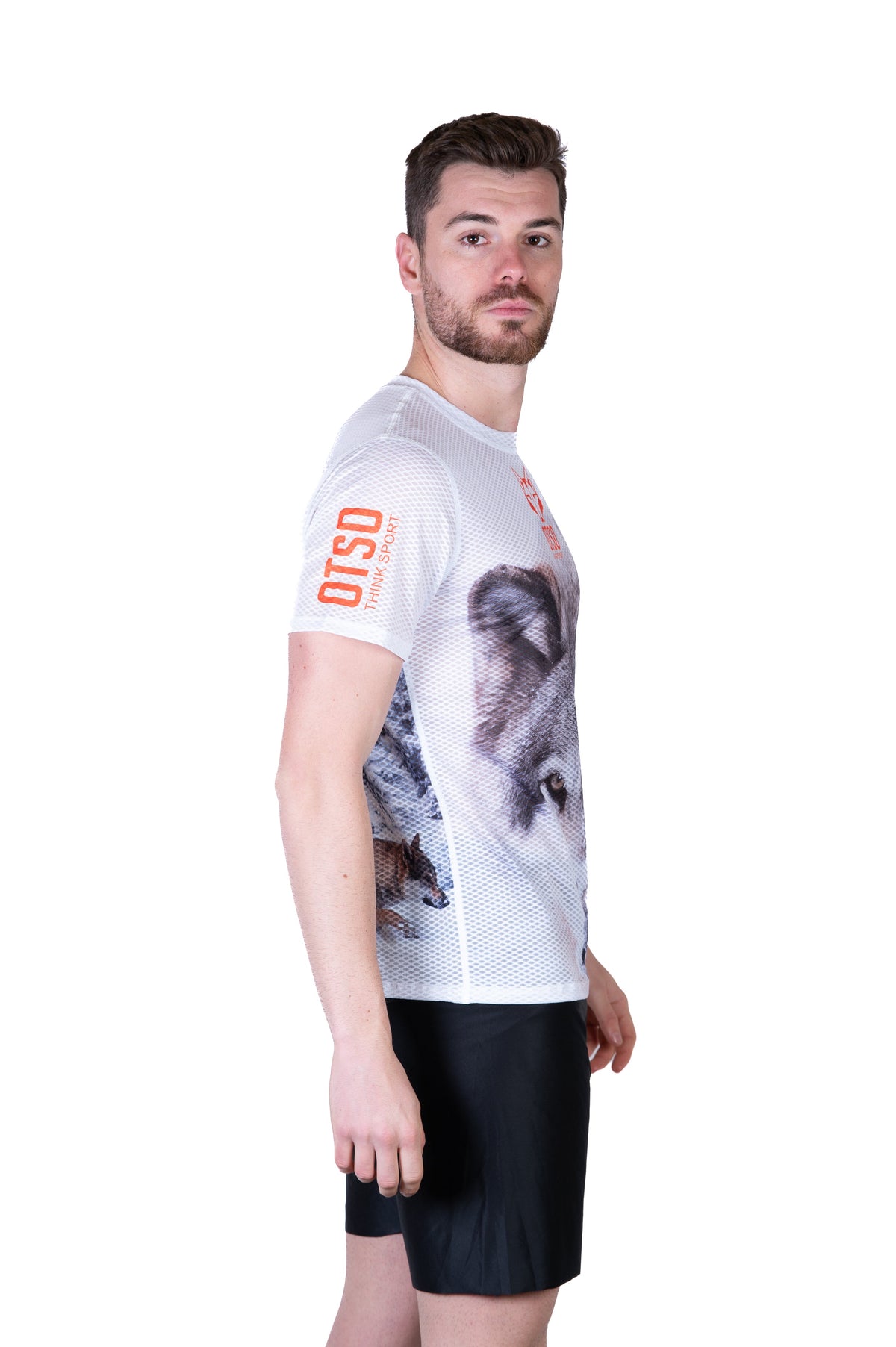 OTSO Herren Kurzarm-Funktionsshirt - Wolf – Produktansicht 5