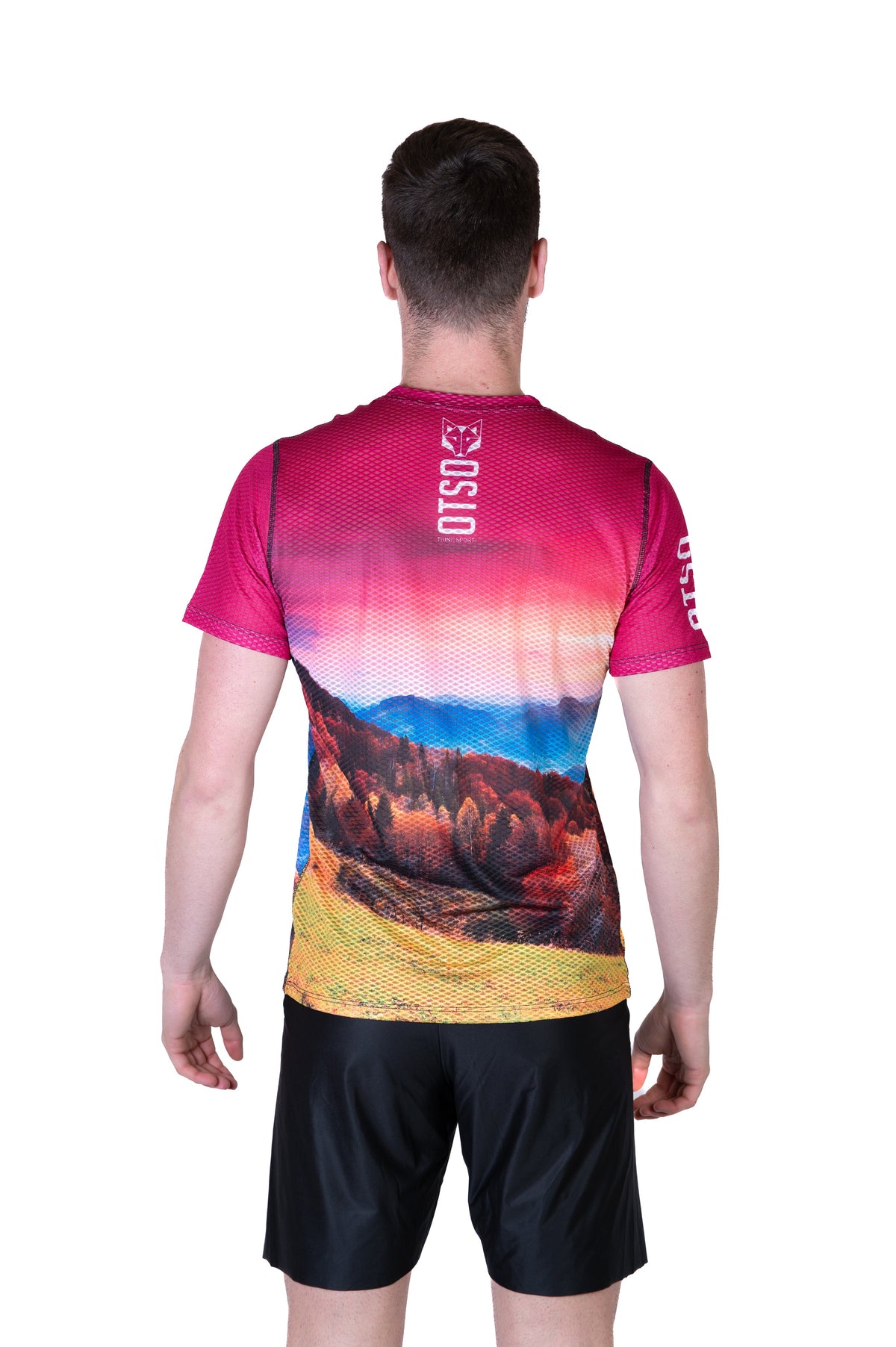 OTSO Herren Kurzarm-Funktionsshirt - Autumn – Produktansicht 7