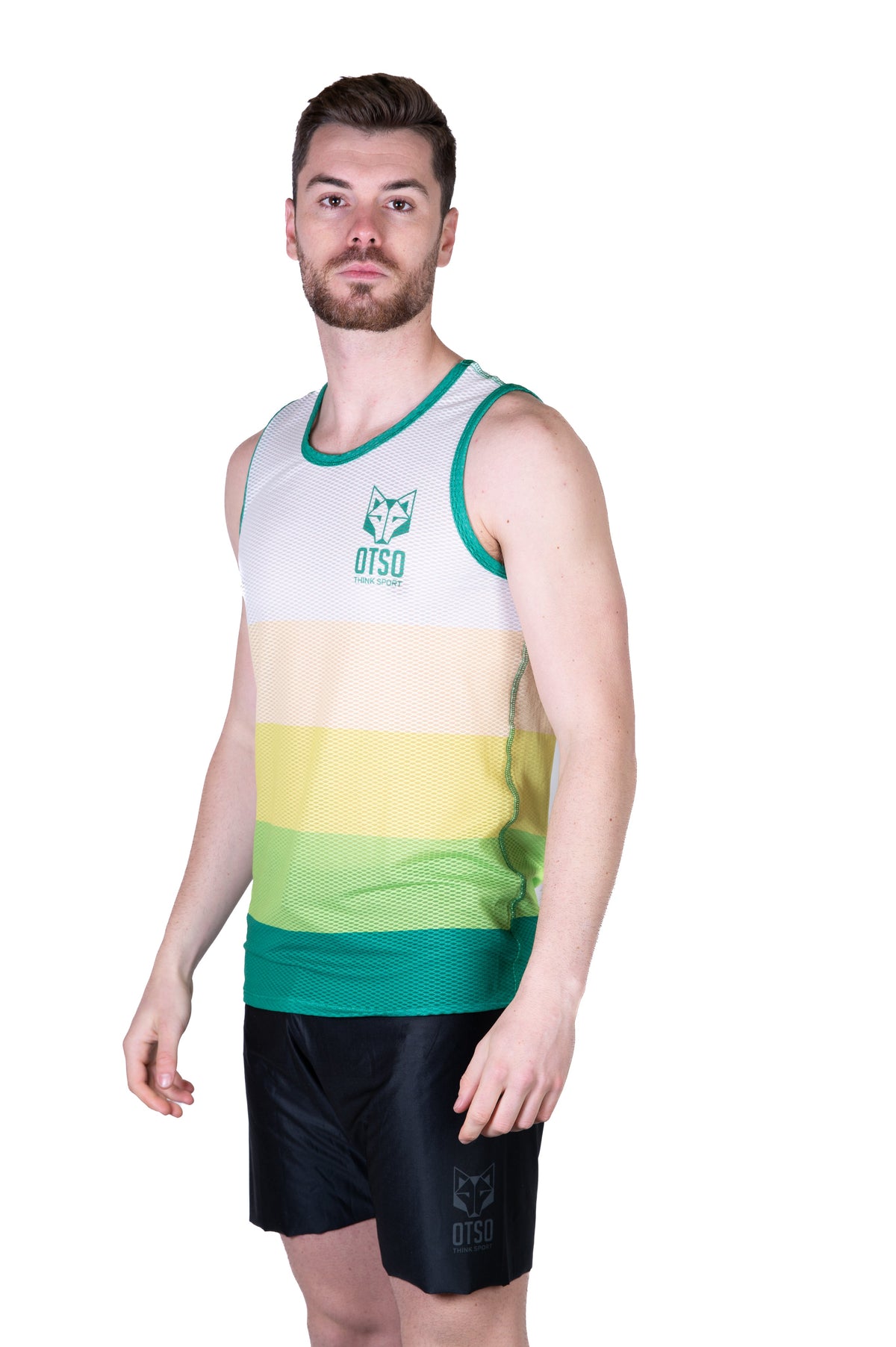 OTSO Herren Lauf-Singlet - Green – Produktansicht 4