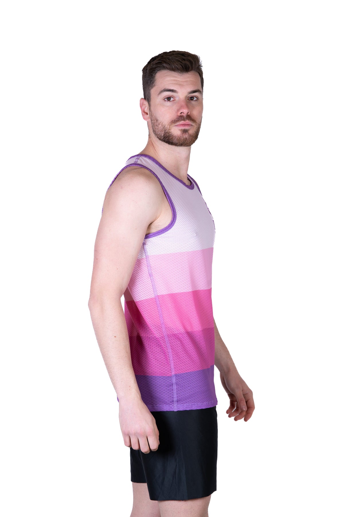 OTSO Herren Lauf-Singlet - Pink – Produktansicht 5