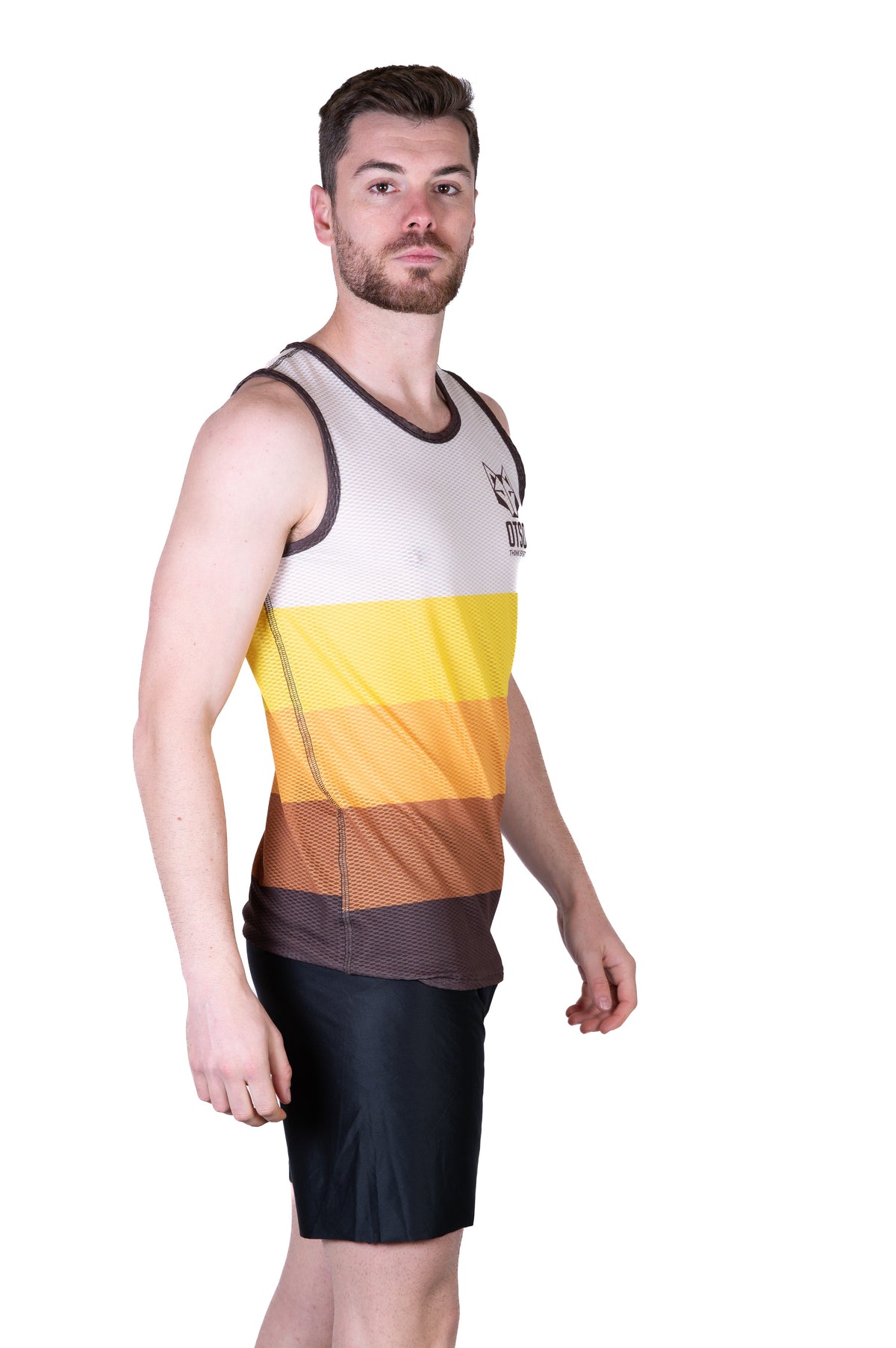 OTSO Herren Lauf-Singlet - Yellow – Produktansicht 5