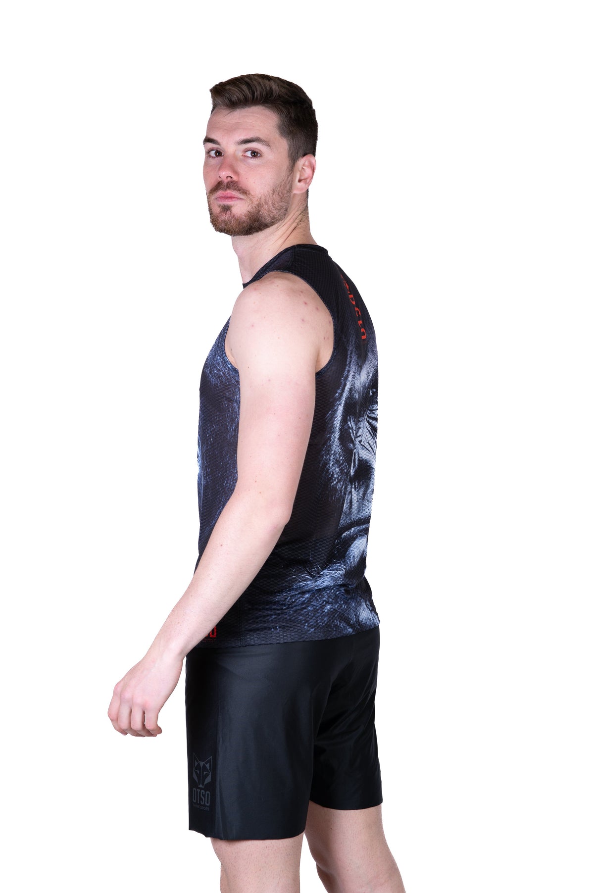 OTSO Herren Lauf-Tanktop - Gorilla – Produktansicht 6