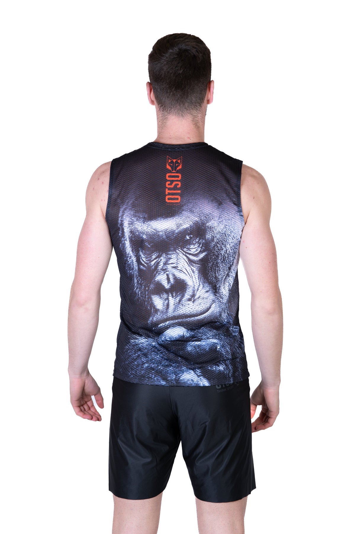 OTSO Herren Lauf-Tanktop - Gorilla – Produktansicht 7