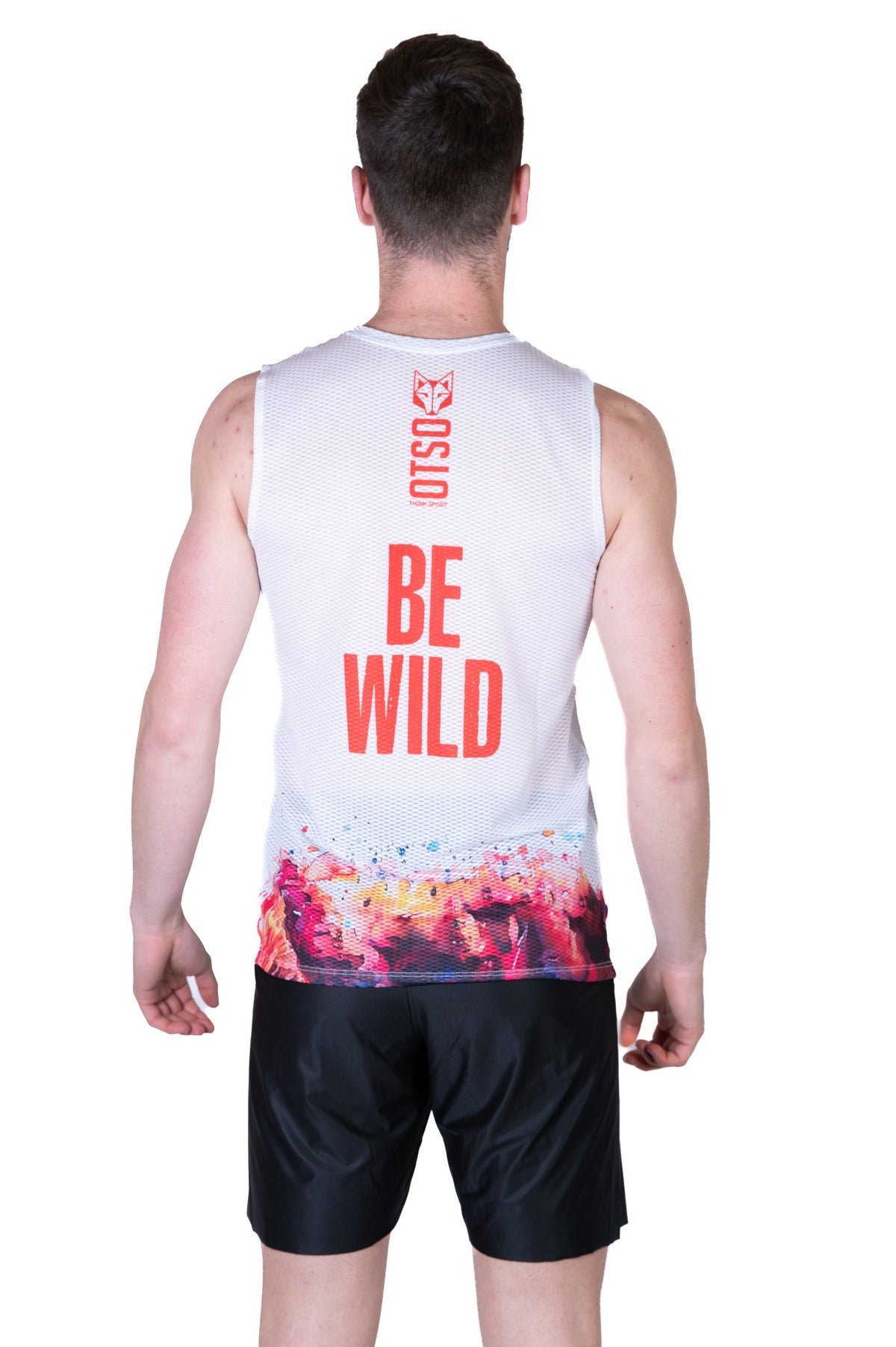 OTSO Herren Lauf-Tanktop - Be Wild Bear – Produktansicht 7
