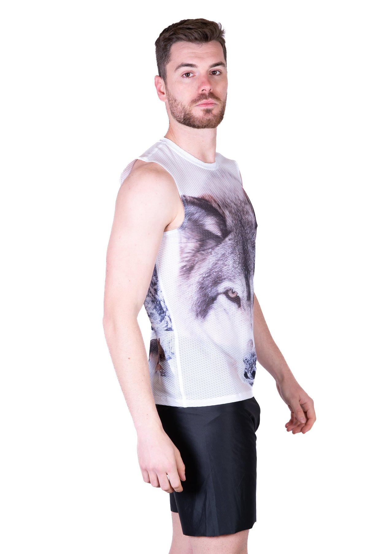 OTSO Herren Lauf-Tanktop - Wolf – Produktansicht 5