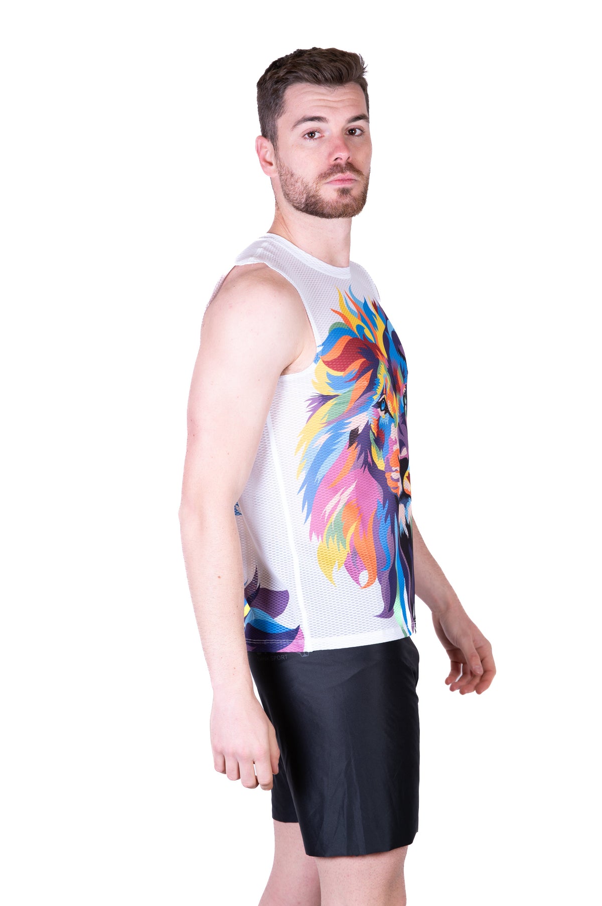 OTSO Herren Lauf-Tanktop - Be A Lion – Produktansicht 5