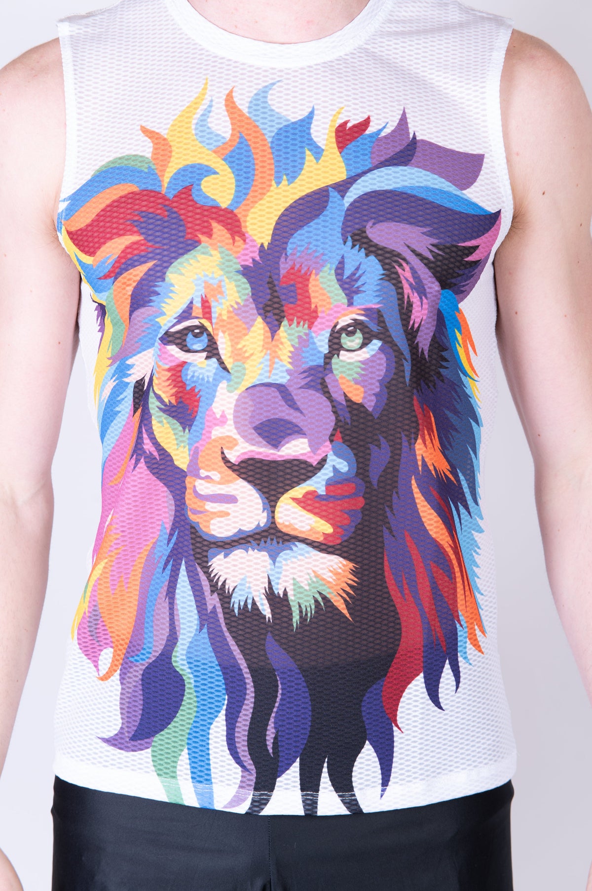 OTSO Herren Lauf-Tanktop - Be A Lion – Produktansicht 8