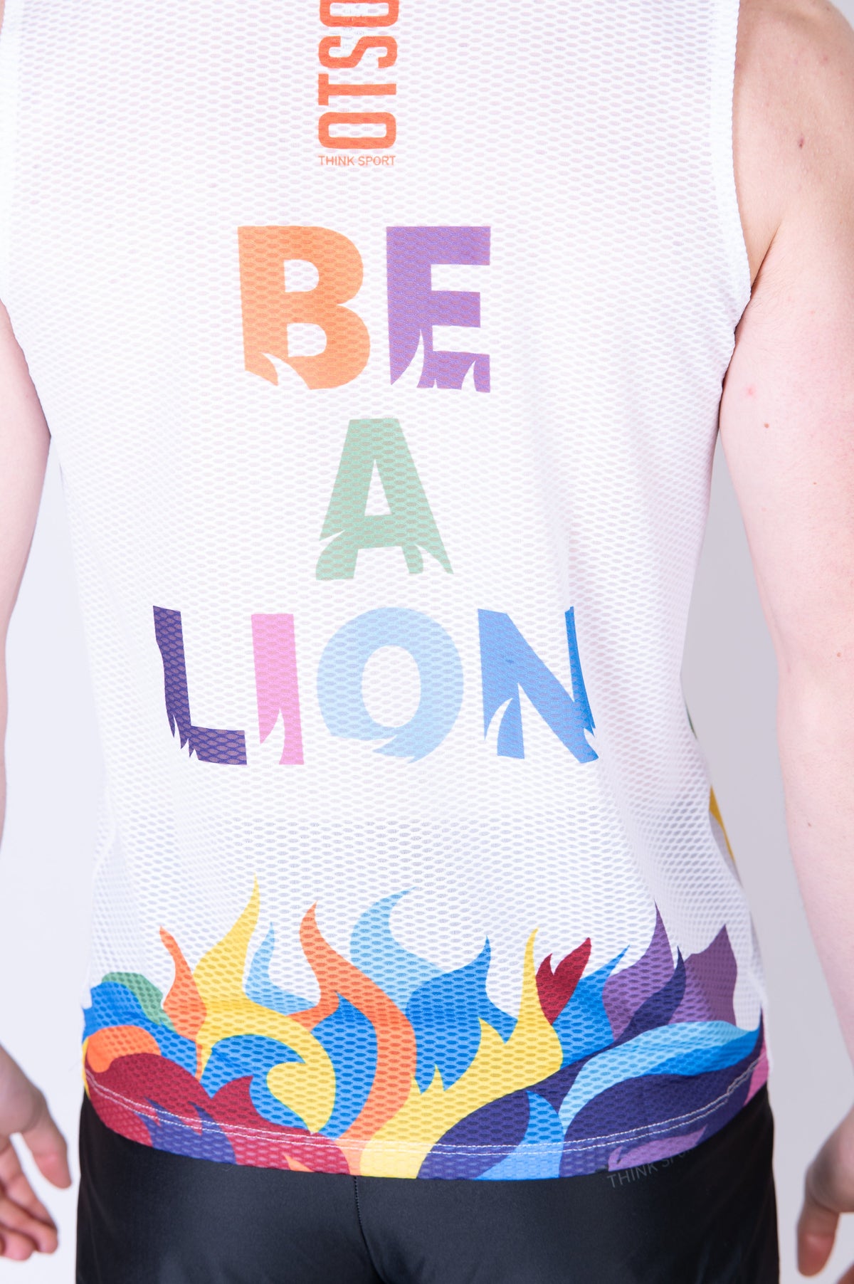 OTSO Herren Lauf-Tanktop - Be A Lion – Produktansicht 9