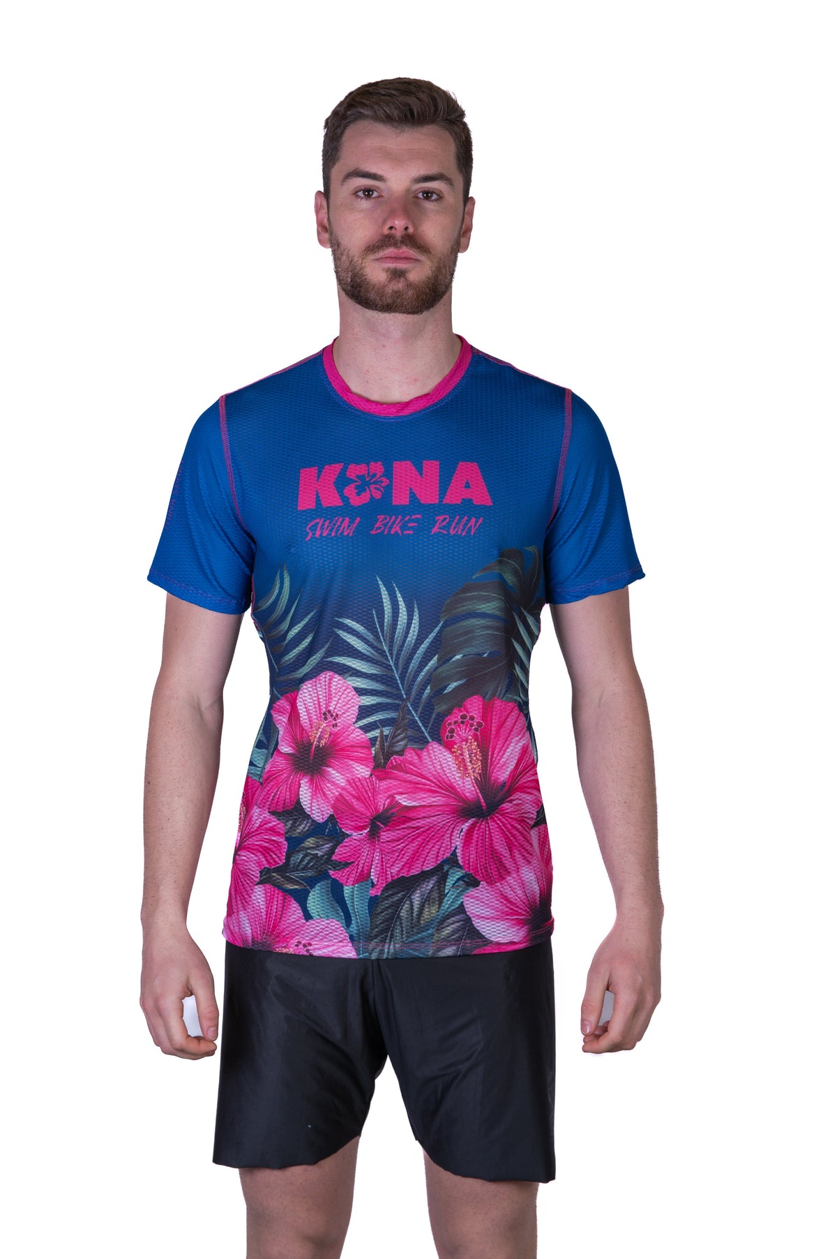 OTSO Herren Kurzarm-Funktionsshirt - Kona Pua Aloalo – Produktansicht 3