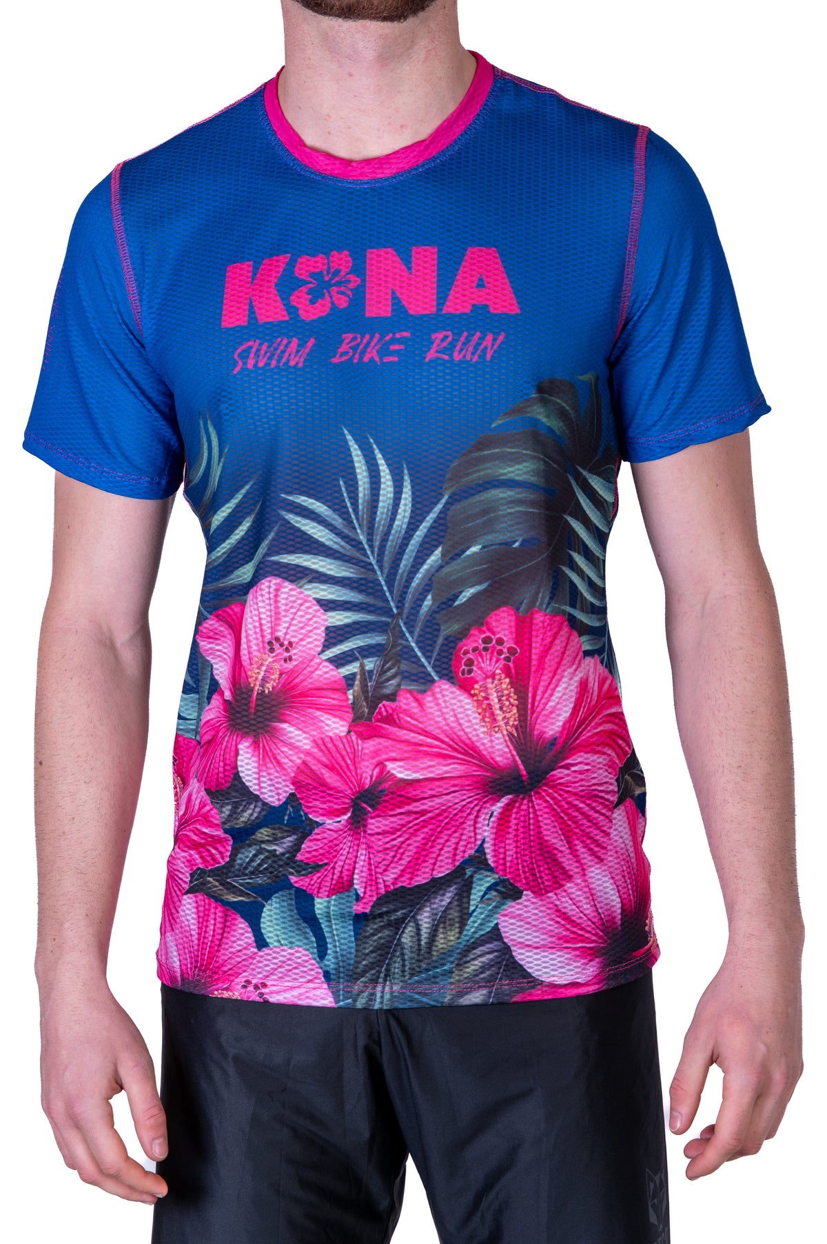 OTSO Herren Kurzarm-Funktionsshirt - Kona Pua Aloalo – Produktansicht 8