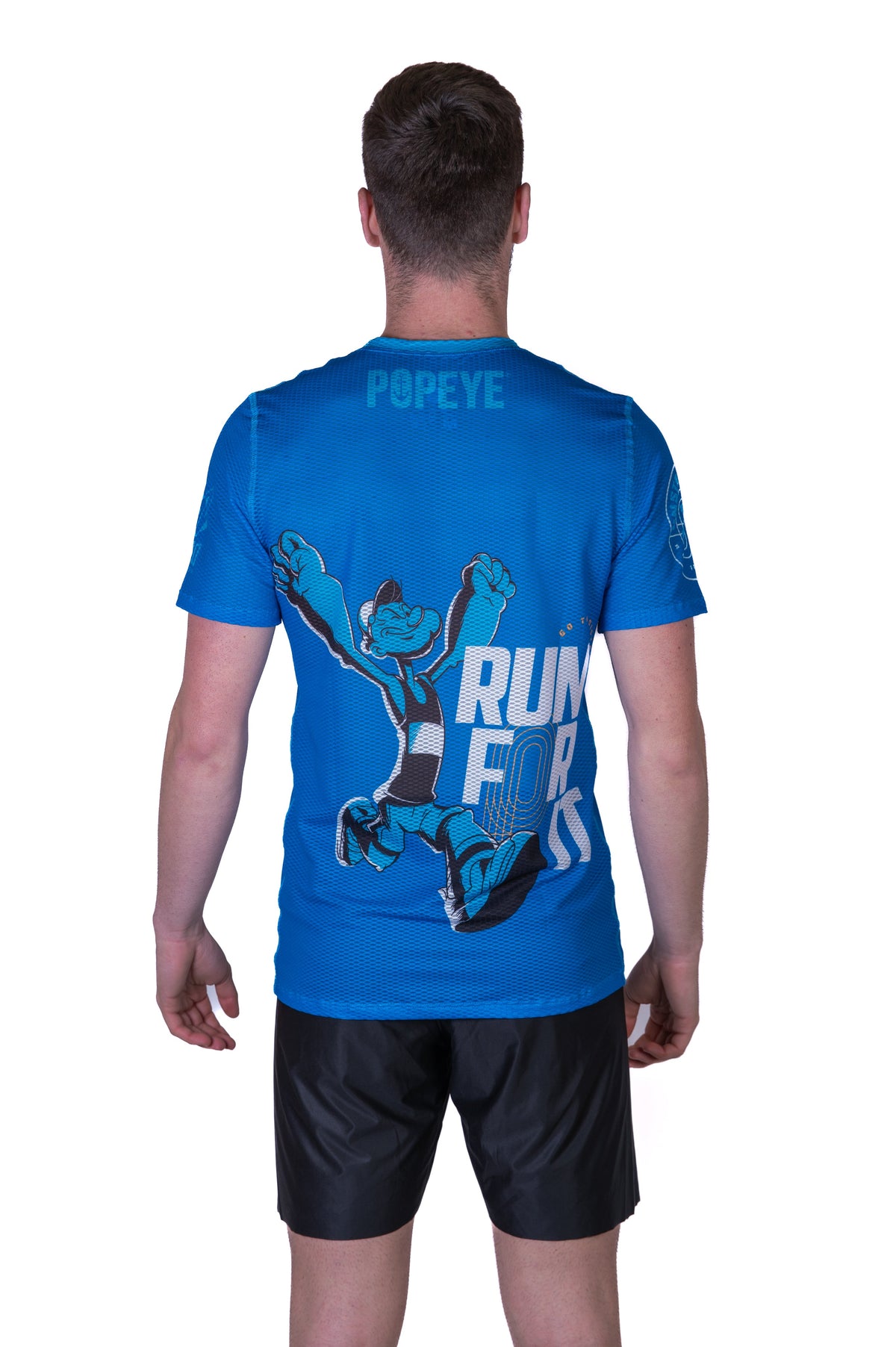 OTSO Herren Kurzarm-Funktionsshirt - Popeye Run For It – Produktansicht 7