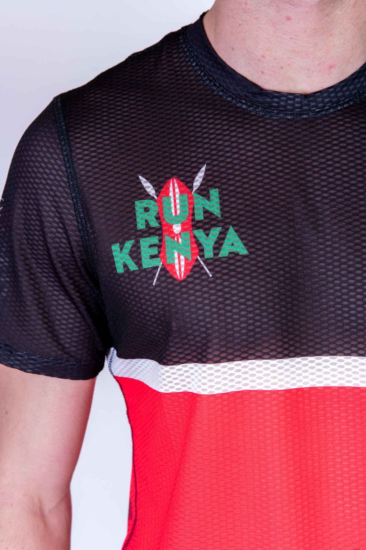 OTSO Herren Kurzarm-Funktionsshirt - Run Kenya – Produktansicht 8